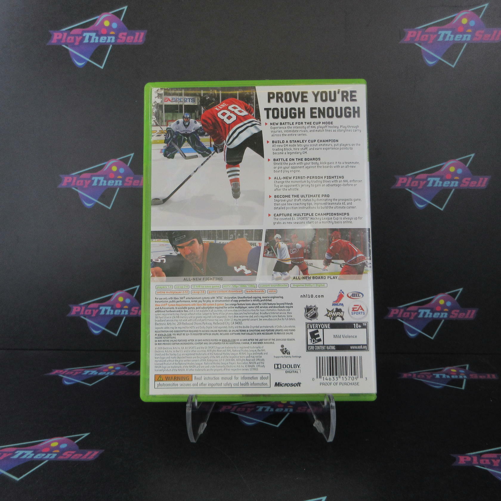 NHL 10 Xbox 360 AD Complete CIB - Very Good