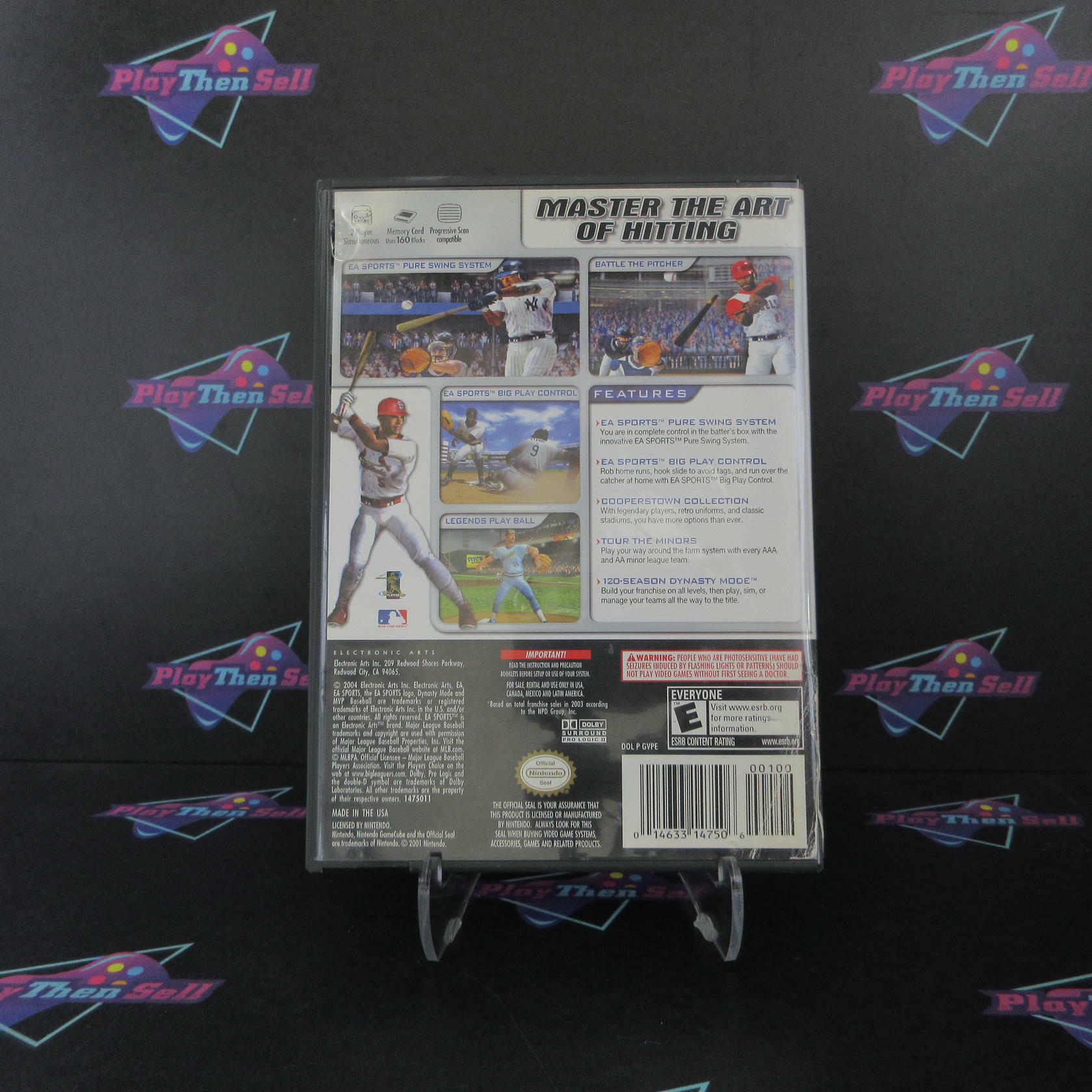 MVP Baseball 2004 Nintendo GameCube AD Complete CIB - Very Good