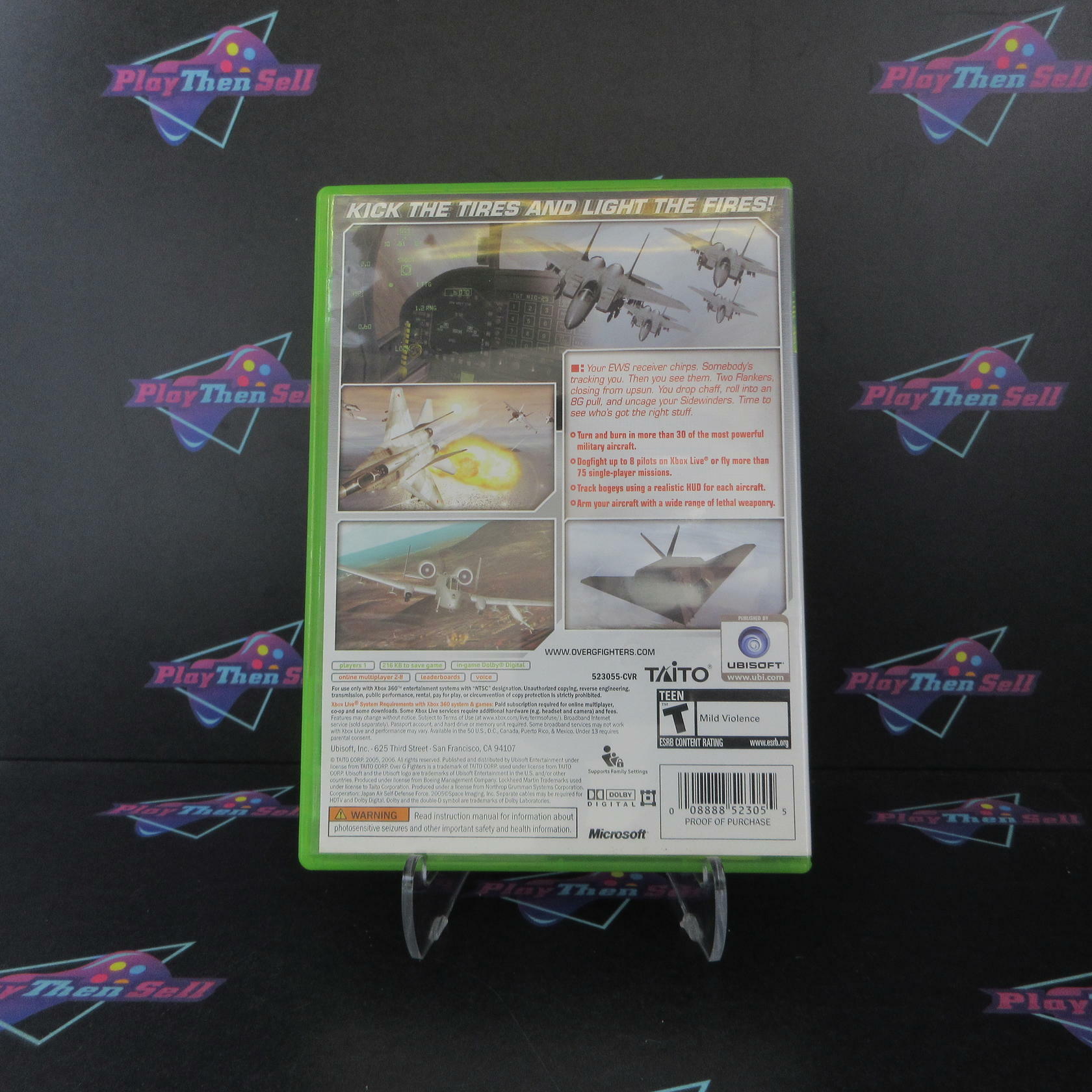 Over G Fighters Xbox 360 AD Complete CIB - Very Good