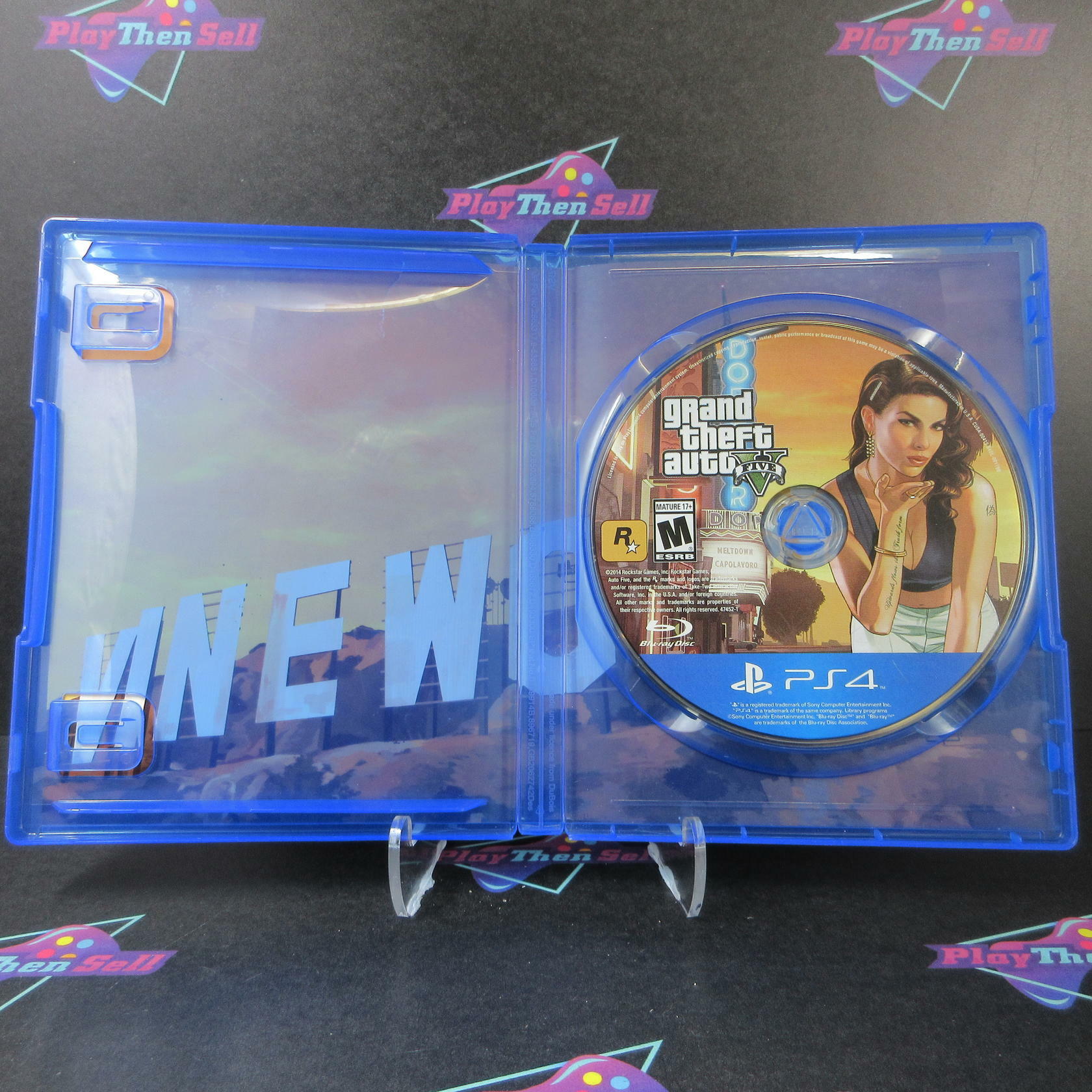 Grand Theft Auto V PlayStation 4 PS4 AD Complete CIB - Very Good