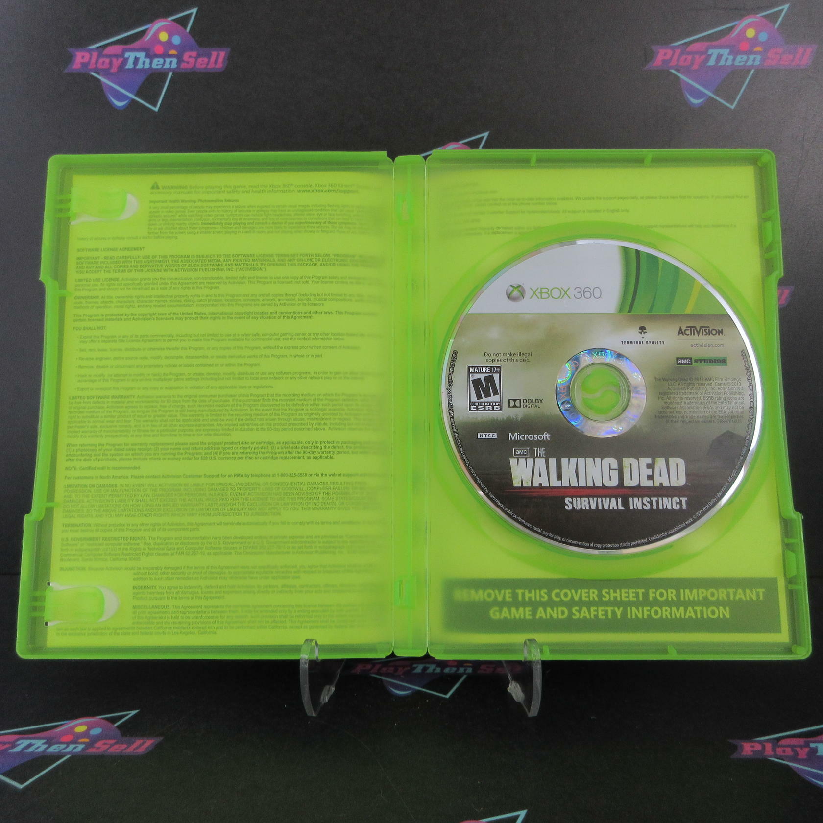 The Walking Dead Survival Instinct Xbox 360 Complete - Excellent