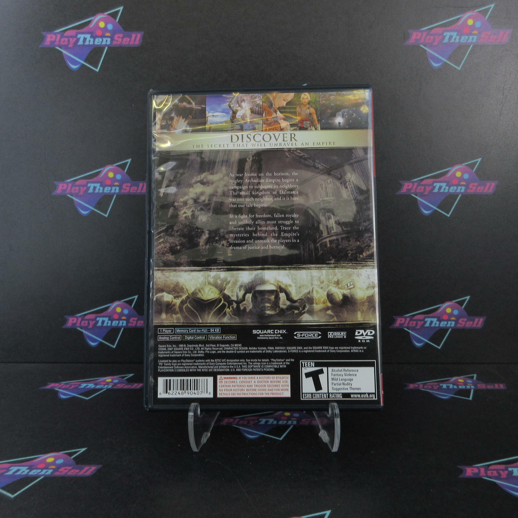 Final Fantasy XII PS2 PlayStation 2 GH + Reg Card Complete - Excellent