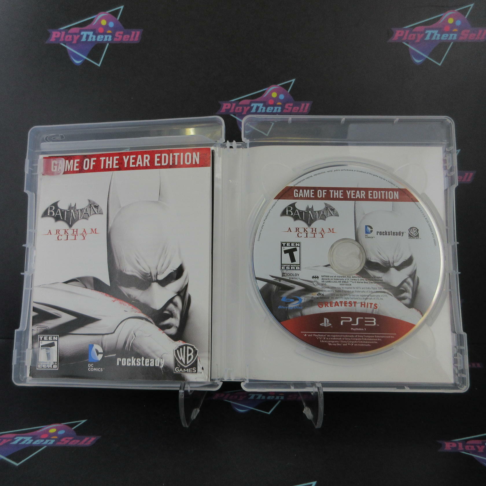 Batman Arkham City Game of the Year Edition PS3 PlayStation 3 GH Disc - Like New