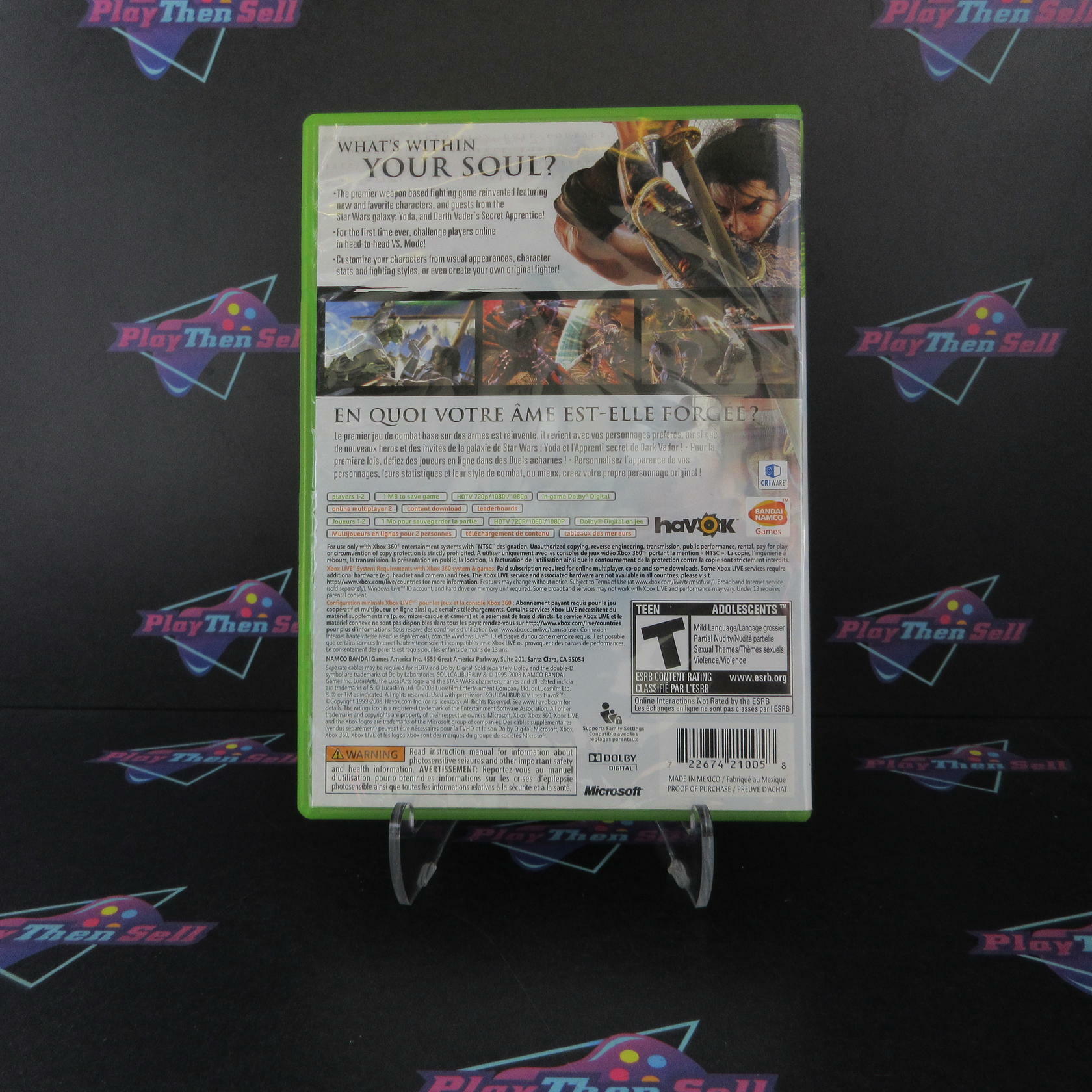 Soul Calibur IV Xbox 360 Complete - Excellent