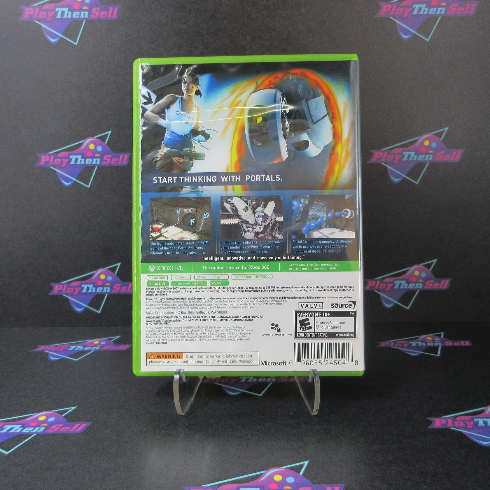 Portal 2 Xbox 360 PH Complete - Excellent