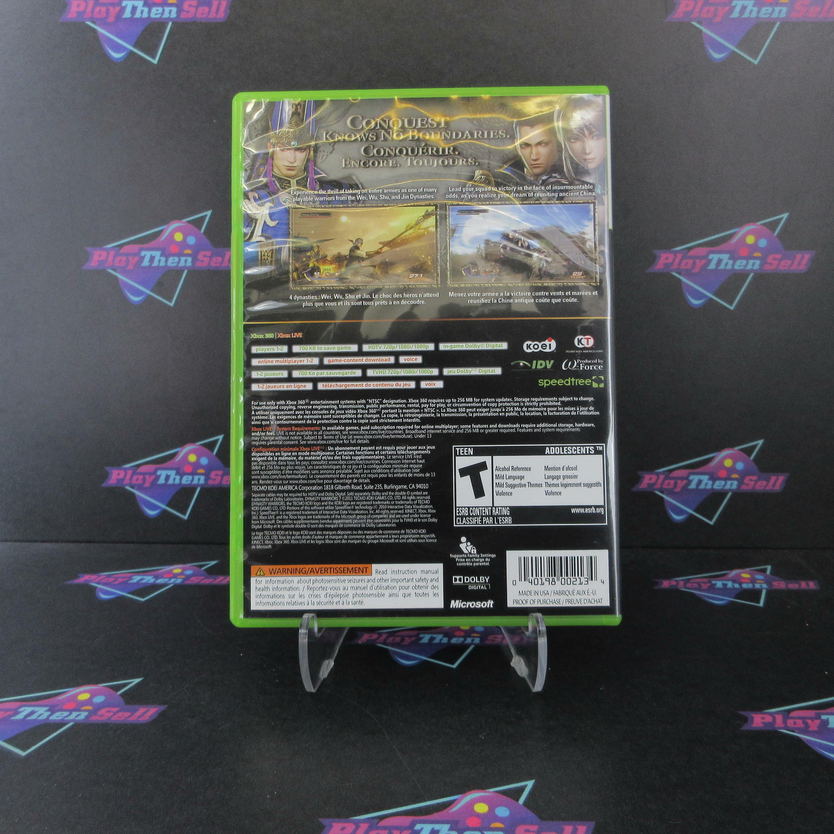 Dynasty Warriors 7 Xbox 360 Complete - Excellent