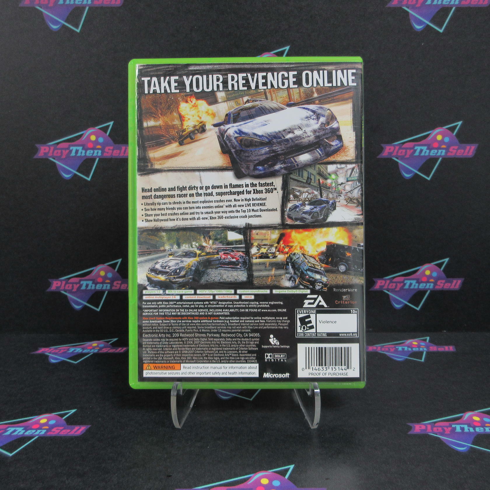 Burnout Revenge Xbox 360 PH Complete - Excellent