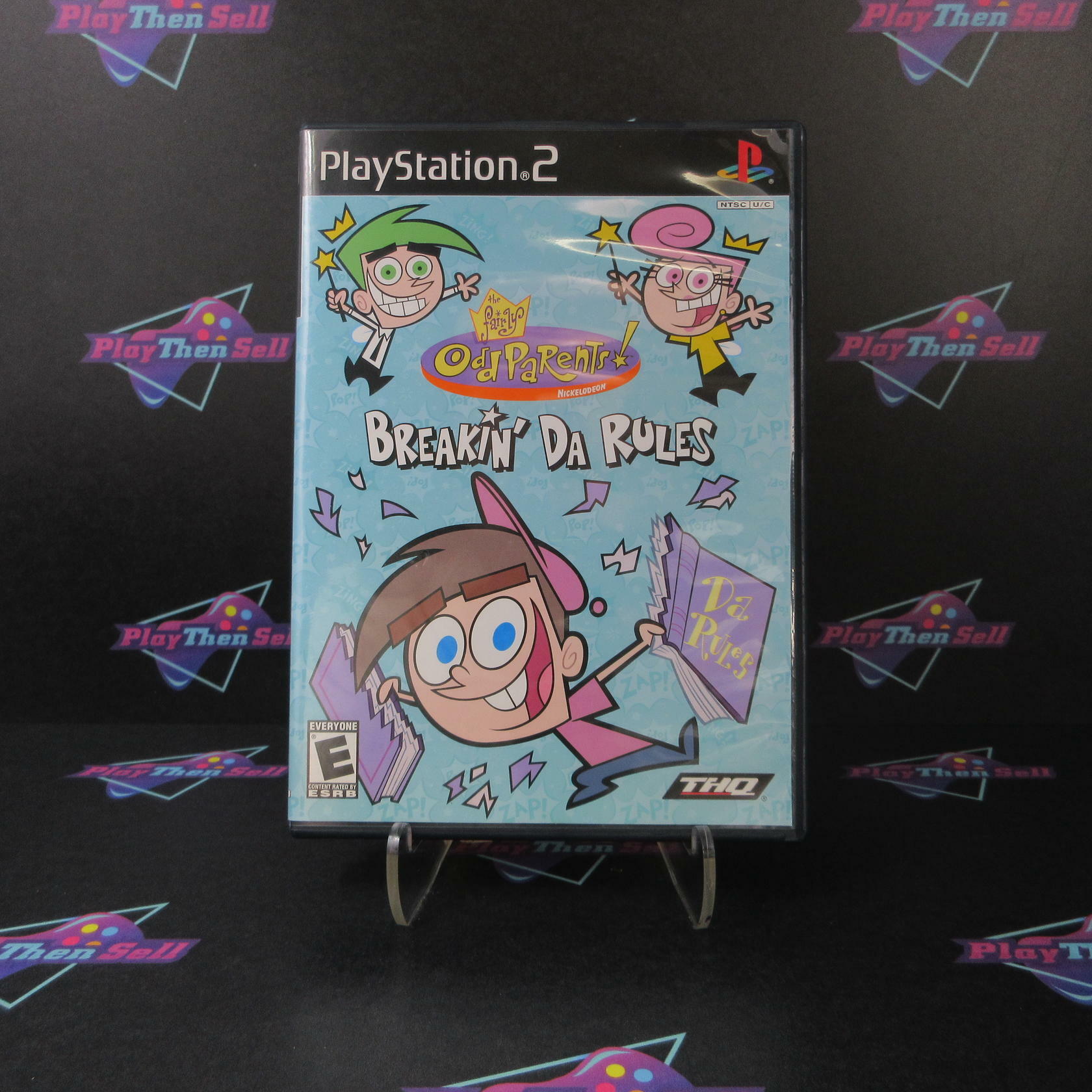 Fairly Oddparents Breakin' Da Rules PS2 PlayStation 2 - Like New