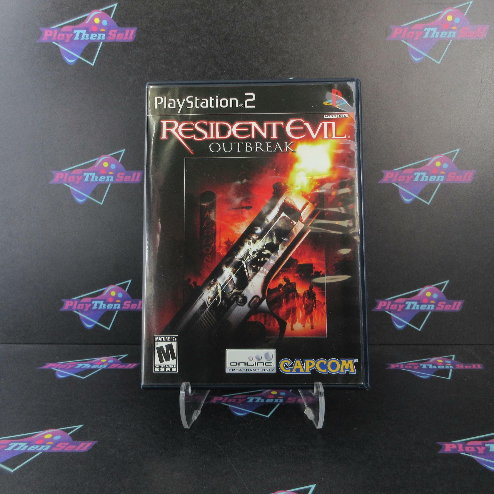 Resident Evil Outbreak PS2 PlayStation 2 Complete - Excellent