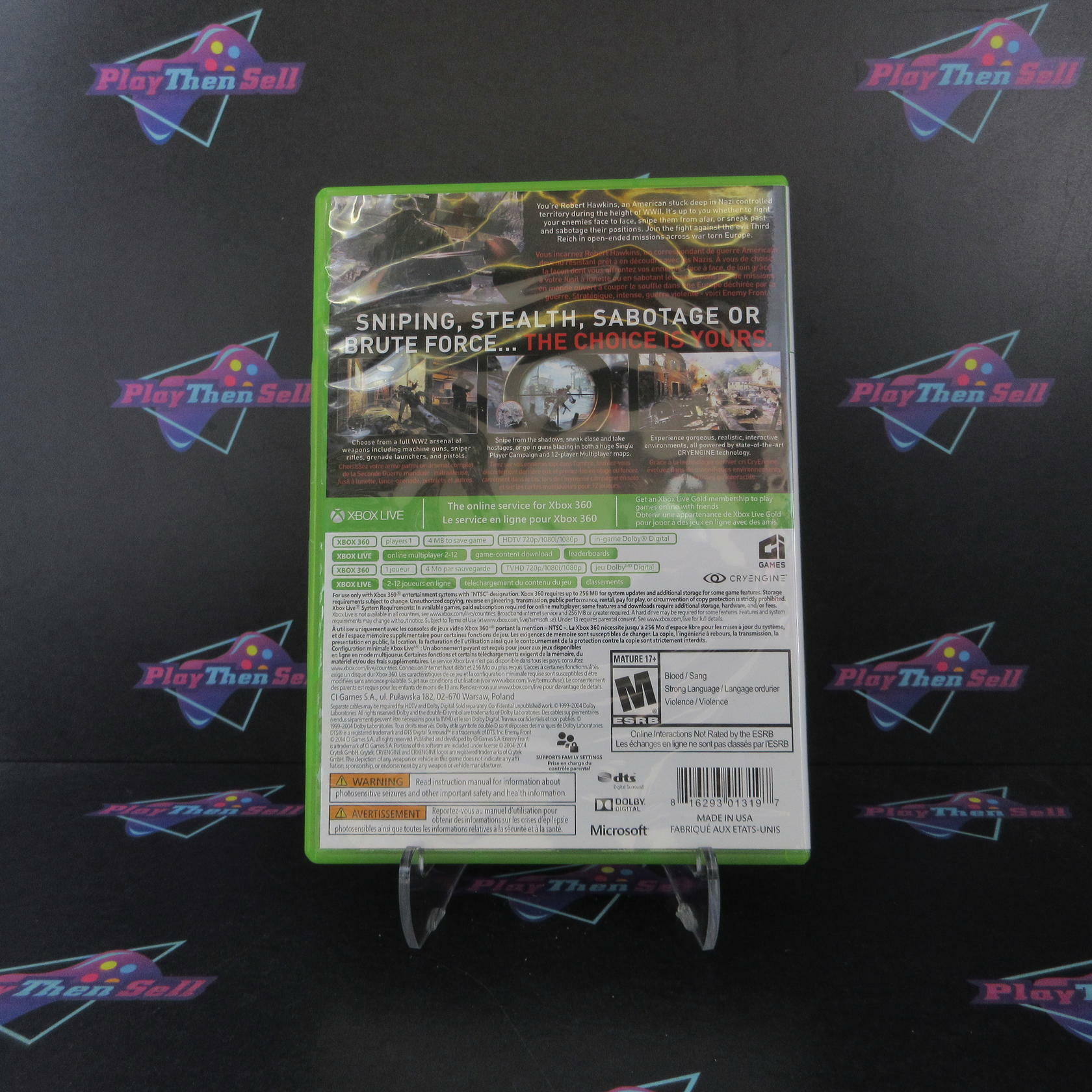Enemy Front Special Edition Xbox 360 + Soundtrack Complete - Excellent