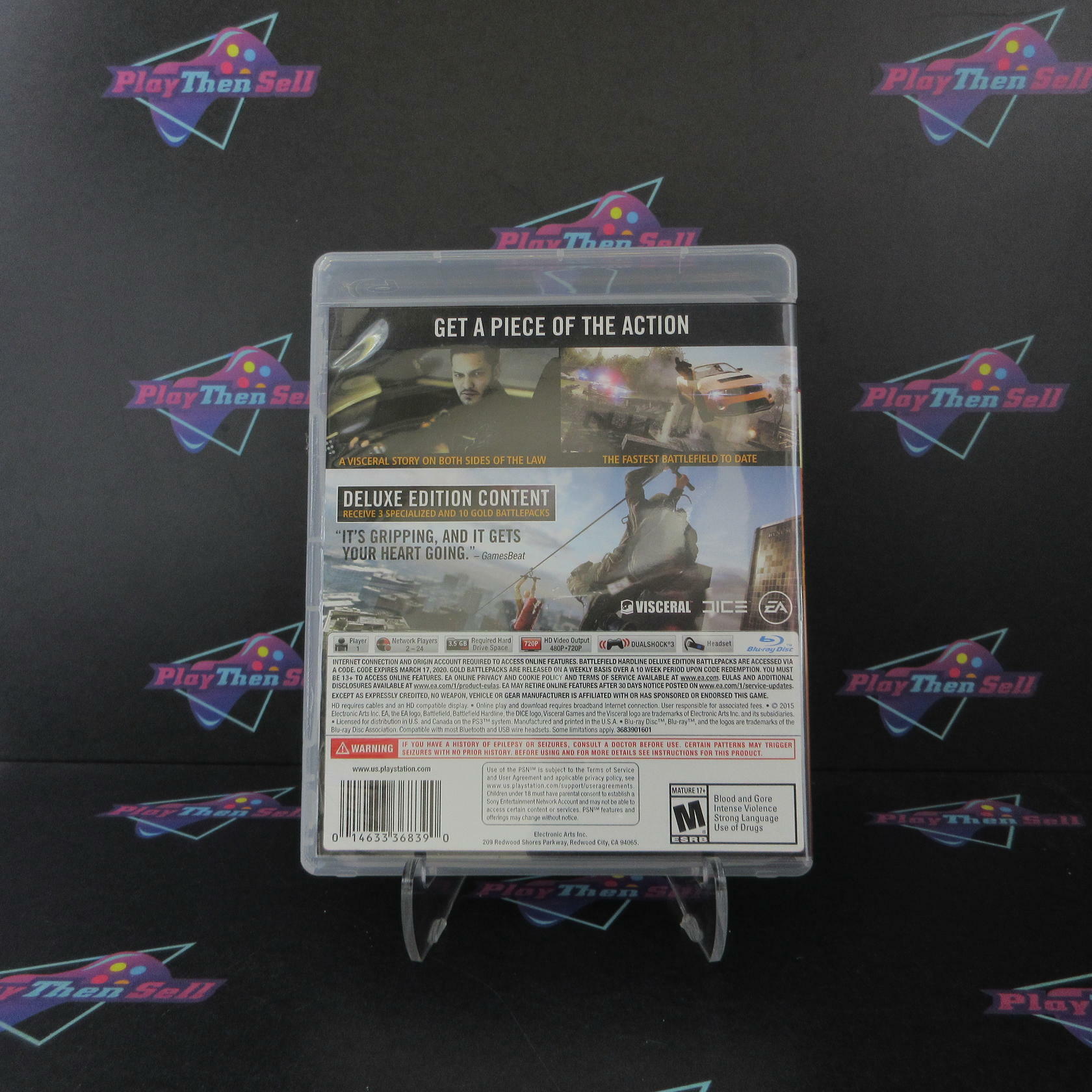Battlefield Hardline Deluxe Edition PS3 PlayStation 3 - Like New
