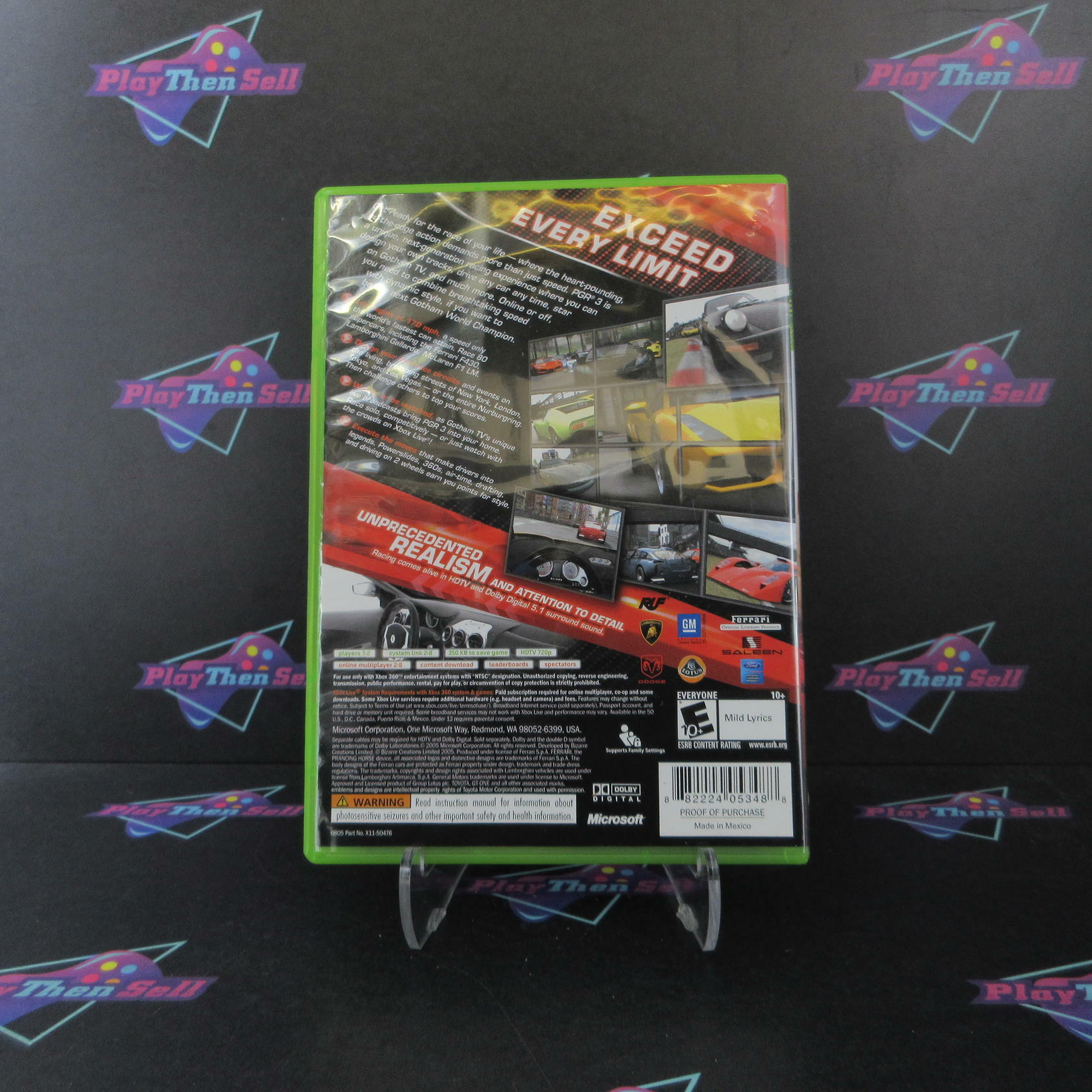 Project Gotham Racing 3 Xbox 360 Complete - Excellent