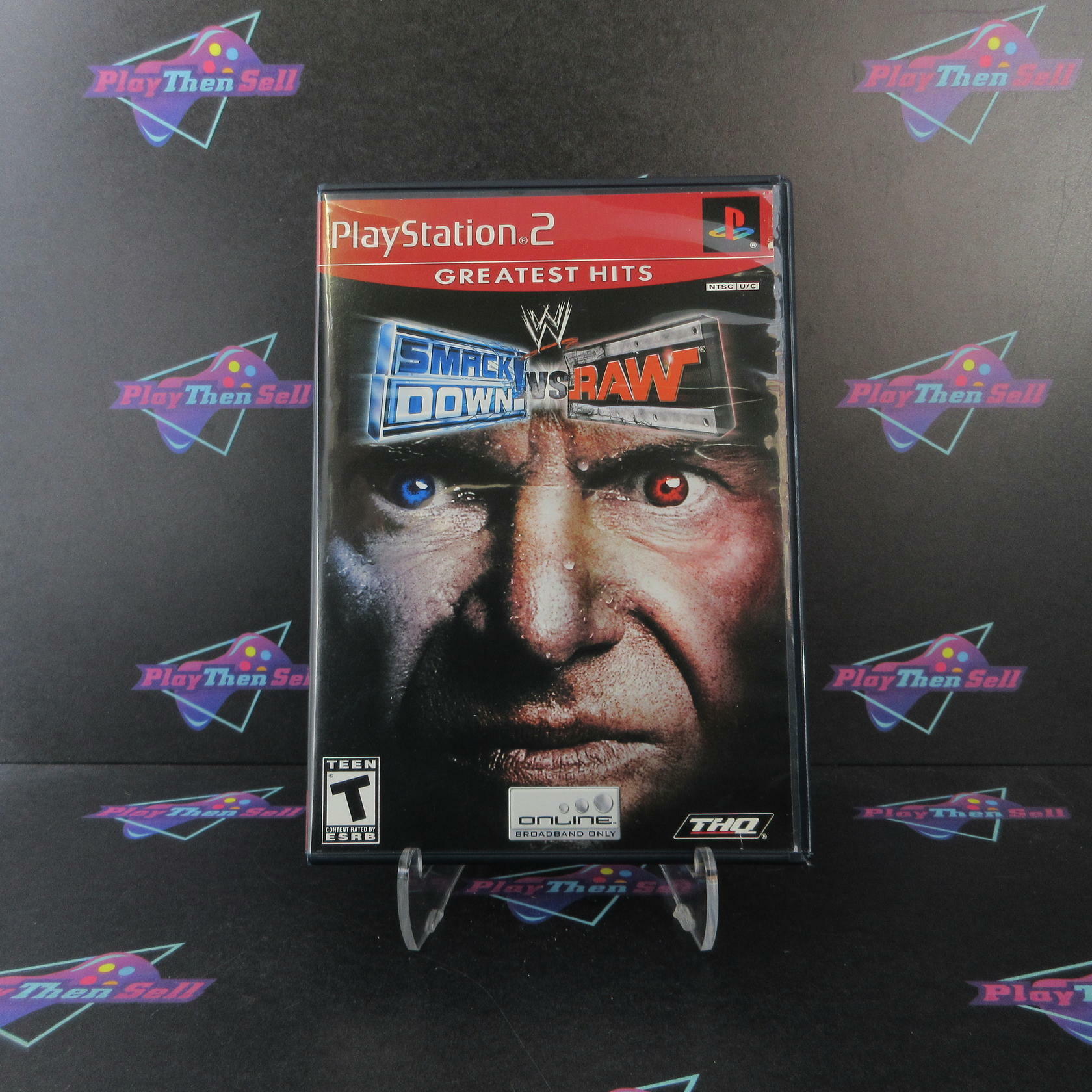 WWE SmackDown vs Raw PS2 PlayStation 2 GH Complete - Excellent