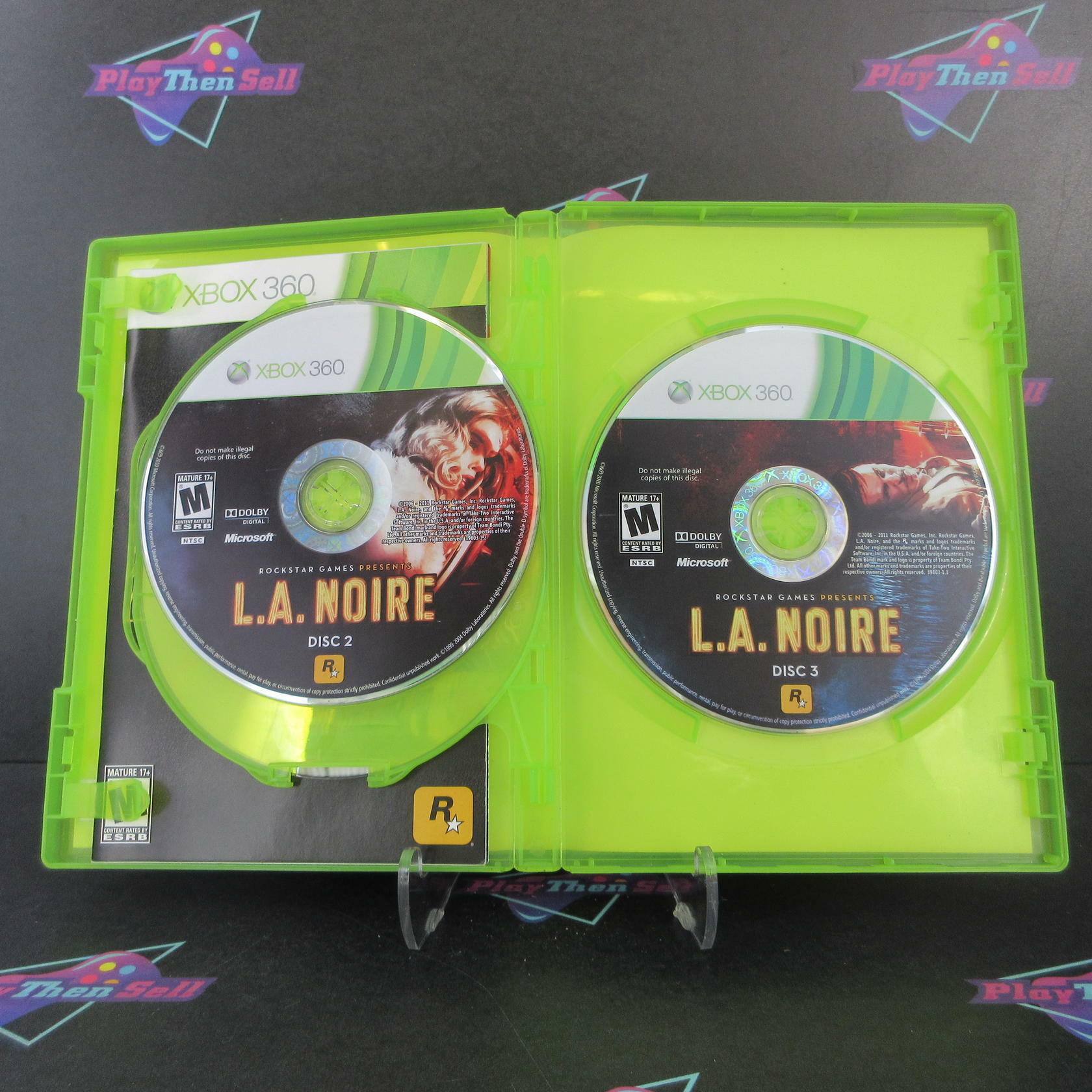 L.A. Noire Xbox 360 + Badge Pursuit Challenge Complete - Excellent