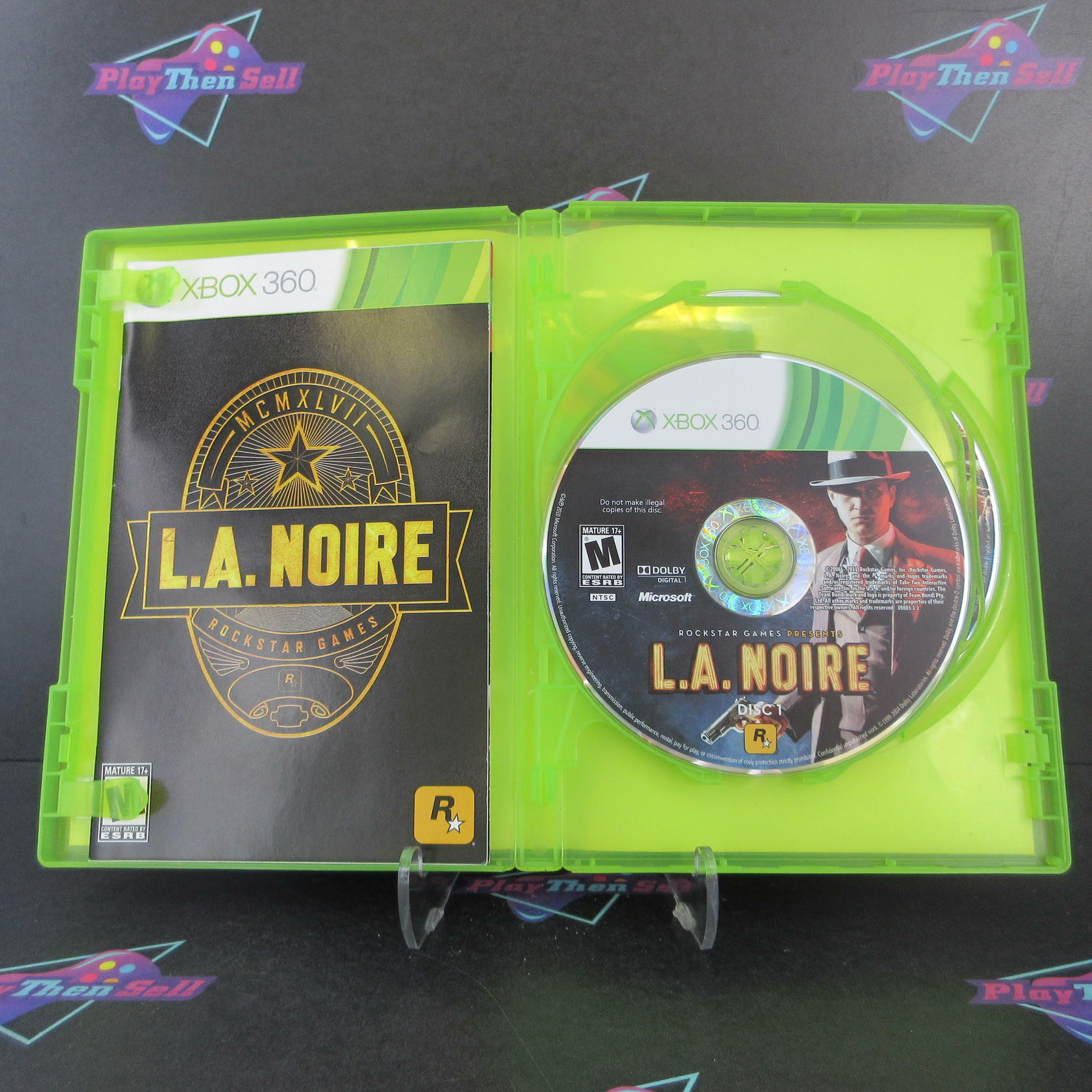 L.A. Noire Xbox 360 + Badge Pursuit Challenge Complete - Excellent