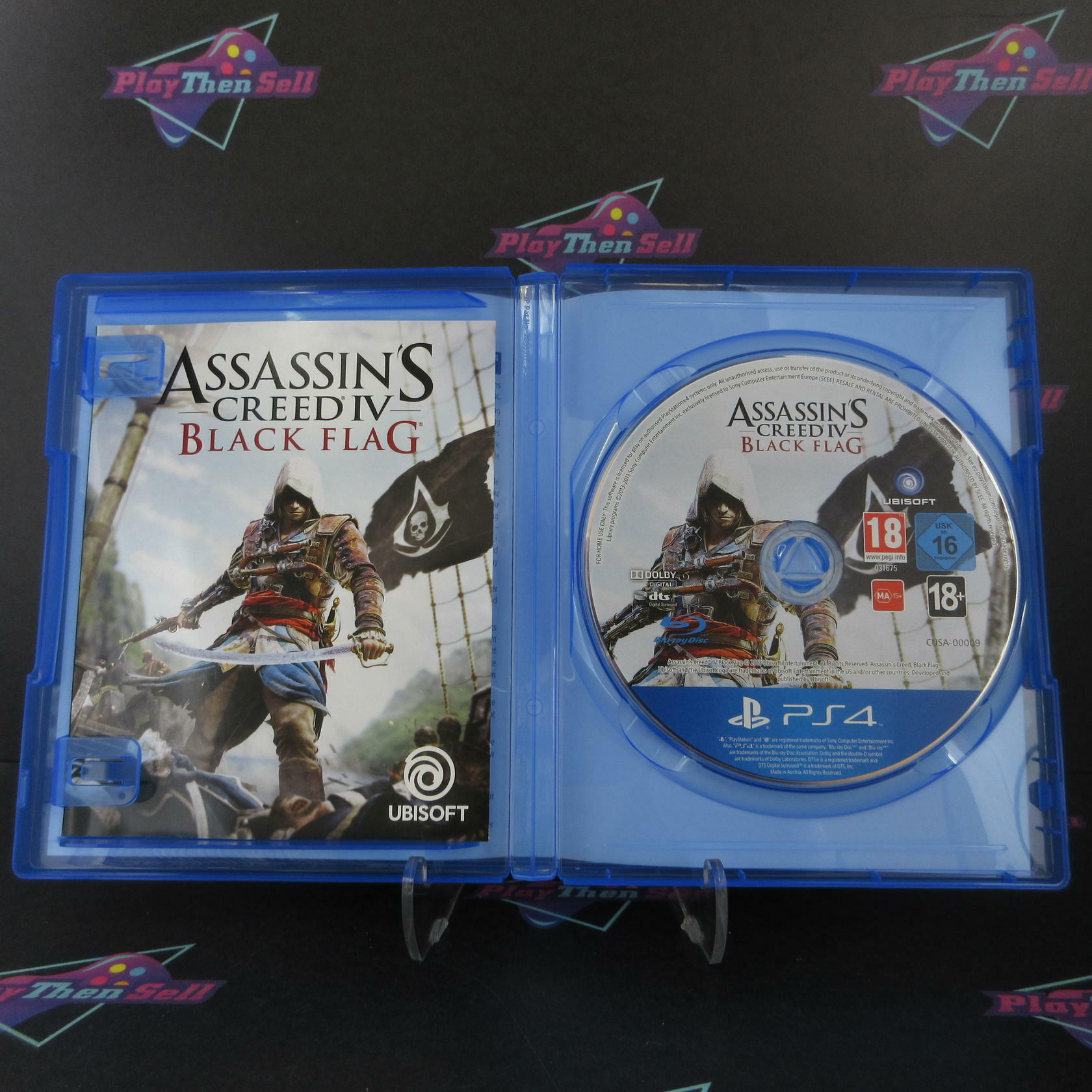 Assassin's Creed IV 4 Black Flag PS4 PlayStation 4 PH PEGI - Like New