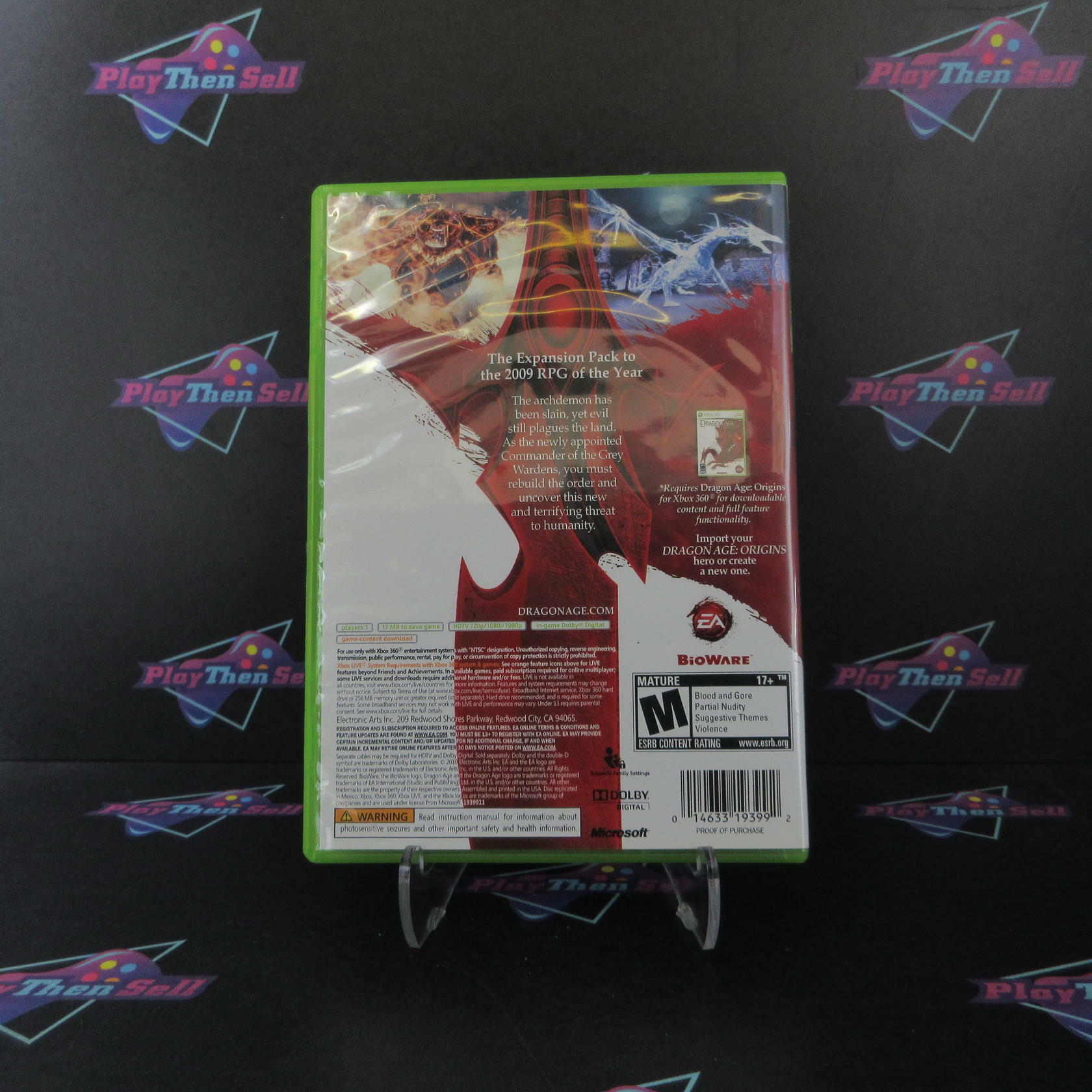 Dragon Age Origins Awakening Expansion Xbox 360 Complete - Excellent