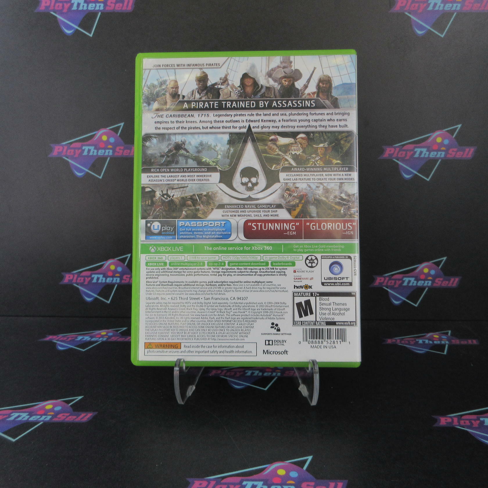 Assassin's Creed IV 4 Black Flag Xbox 360 Complete - Excellent