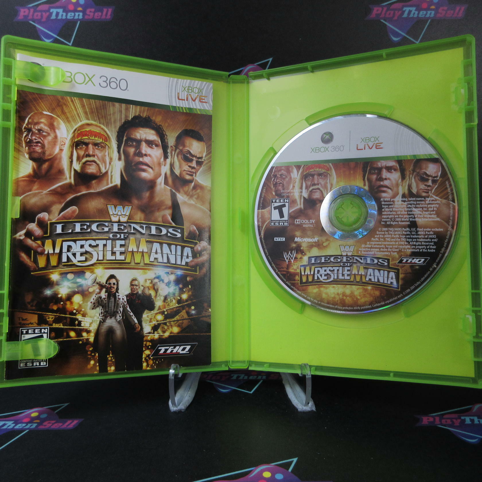WWE Legends of WrestleMania Xbox 360 Complete - Excellent