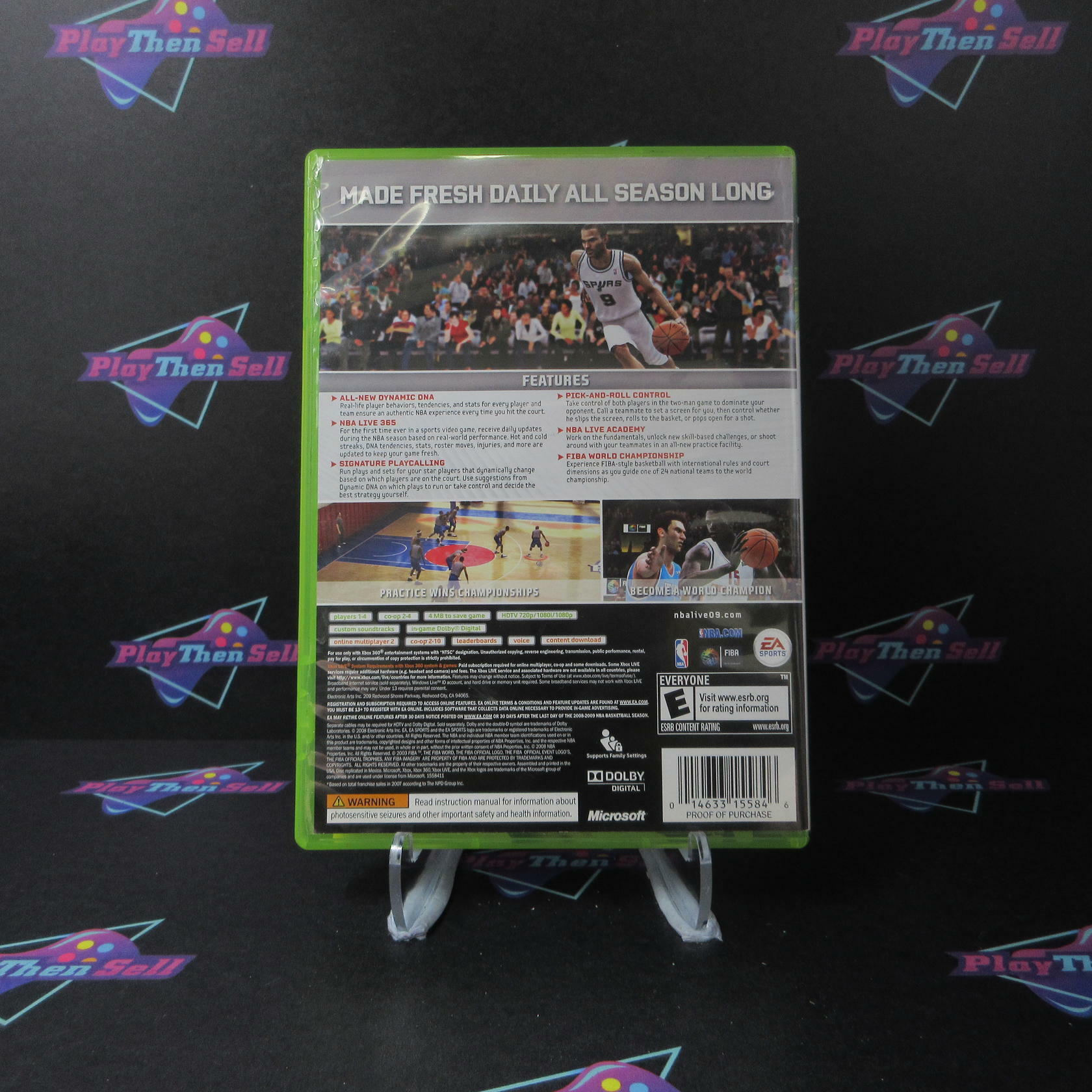 NBA Live 09 Xbox 360 Complete - Excellent