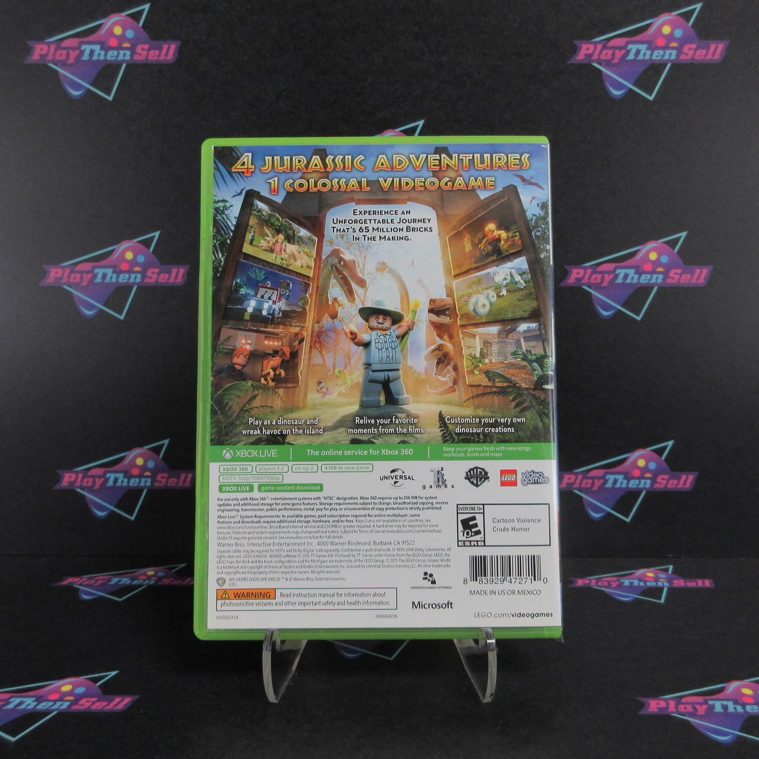 LEGO Jurassic World Xbox 360 Complete - Excellent