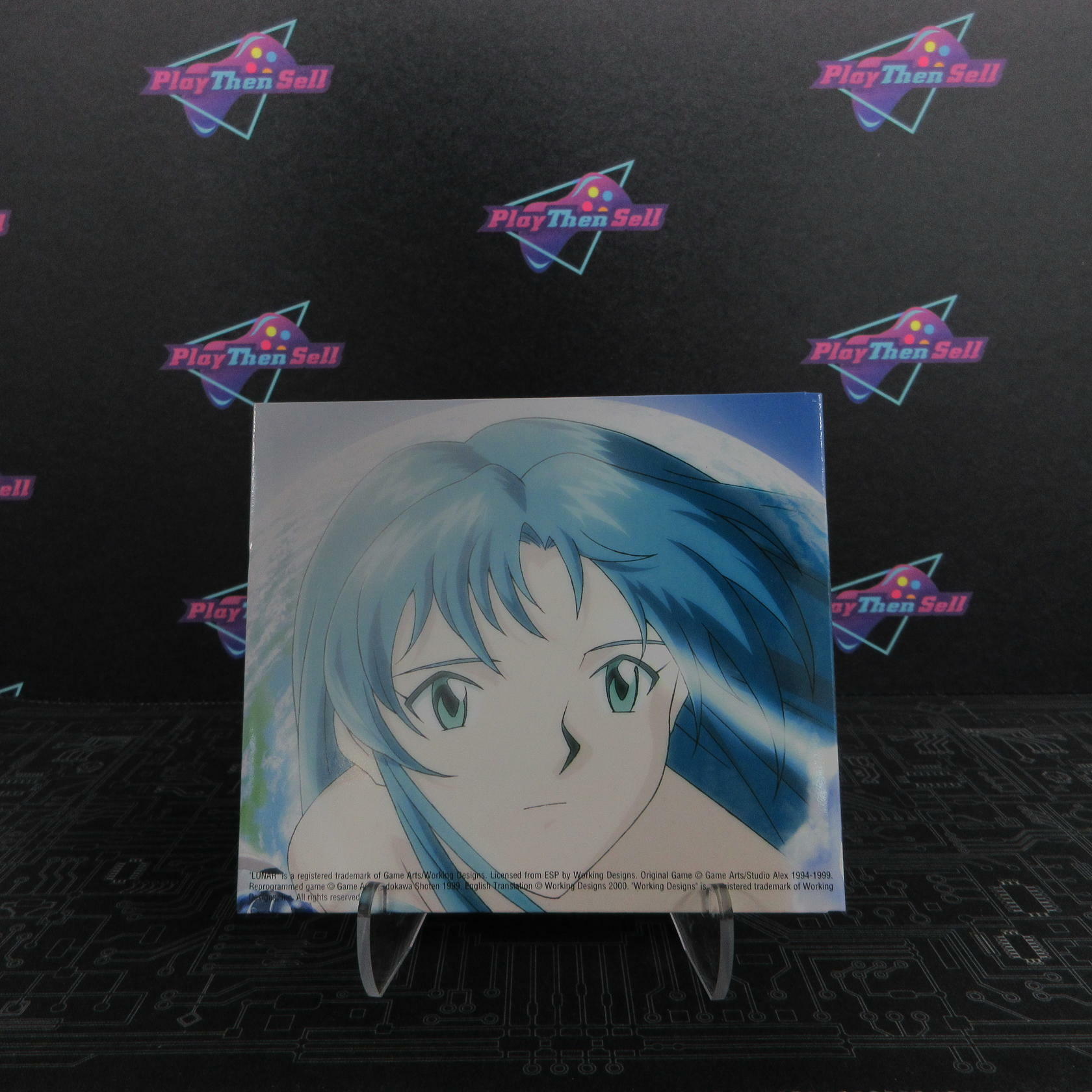 Lunar 2 Eternal Blue Complete PS1 PlayStation 1 + Pendant - Like New
