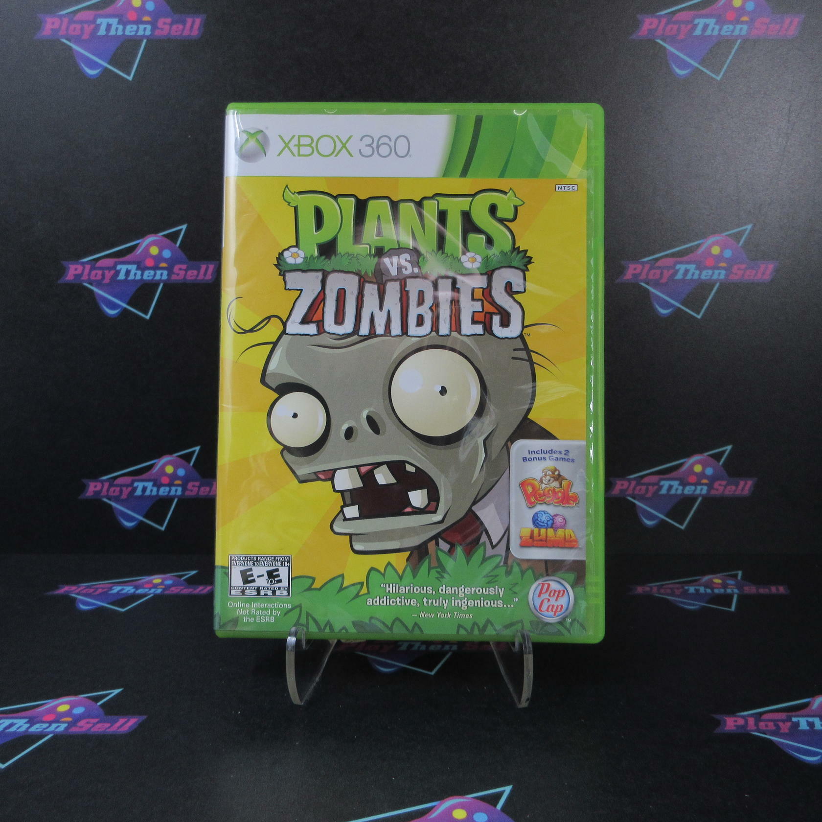 Plants Vs. Zombies Xbox 360 Complete - Excellent