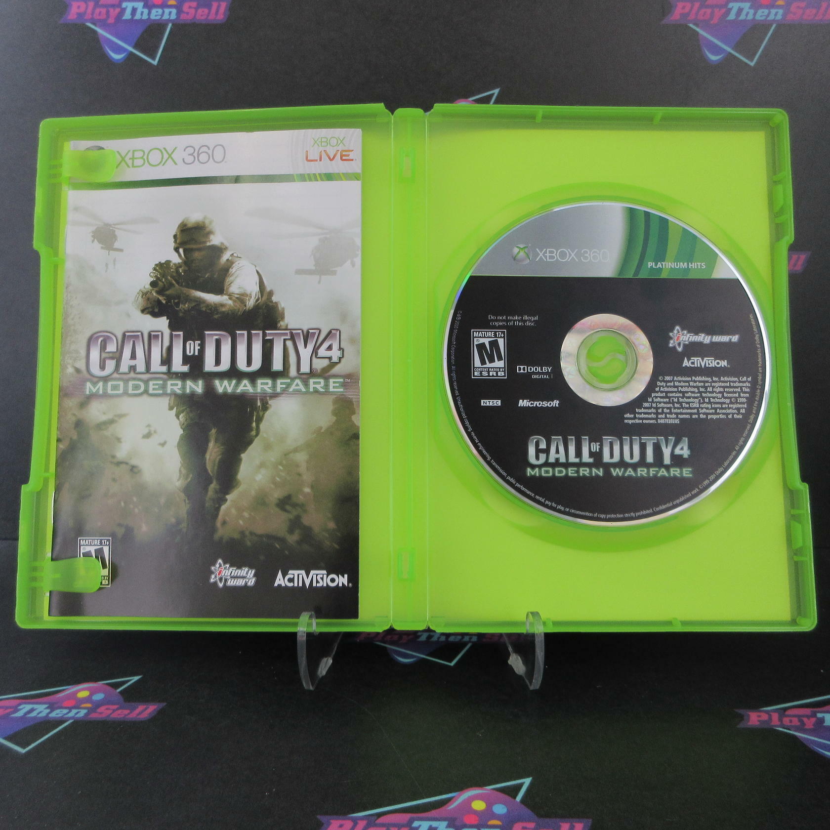 Call of Duty 4 Modern Warfare Xbox 360 PH Complete - Excellent