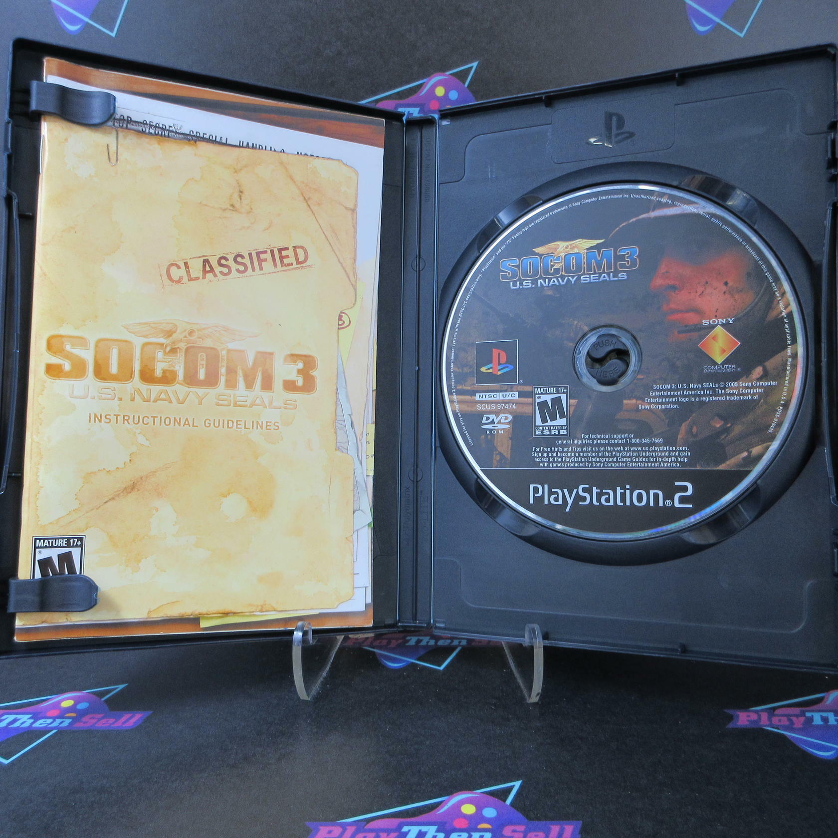 SOCOM 3 US Navy Seals PS2 PlayStation 2 - Like New