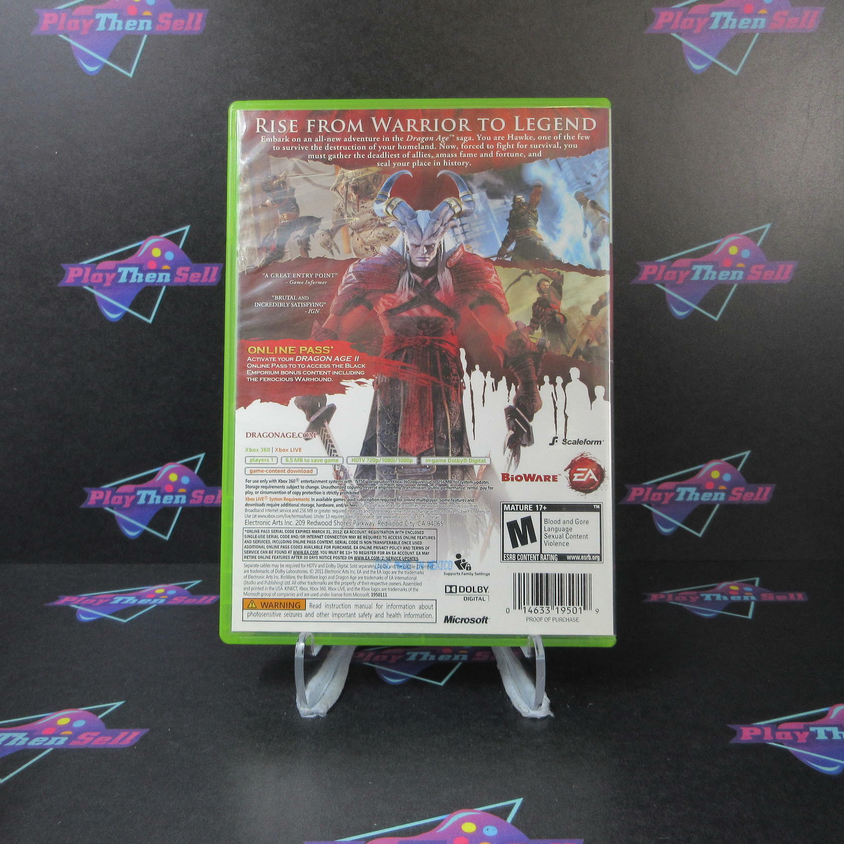 Dragon Age 2 - Xbox 360 AD Complete CIB - Very Good