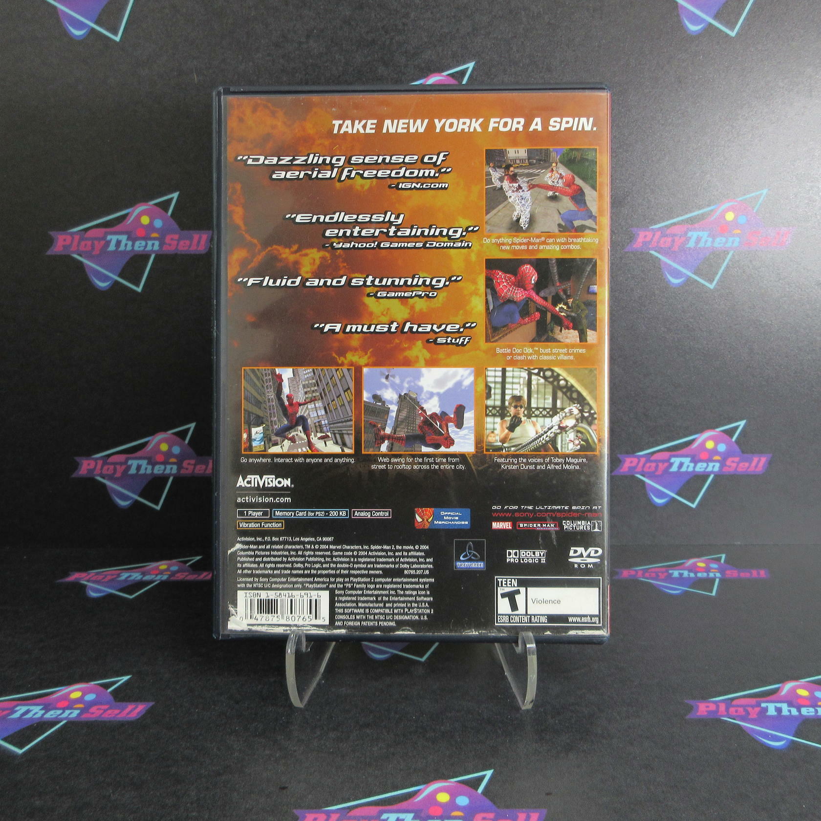 Spider-Man 2 GH PS2 PlayStation 2 AD Complete CIB - Very Good