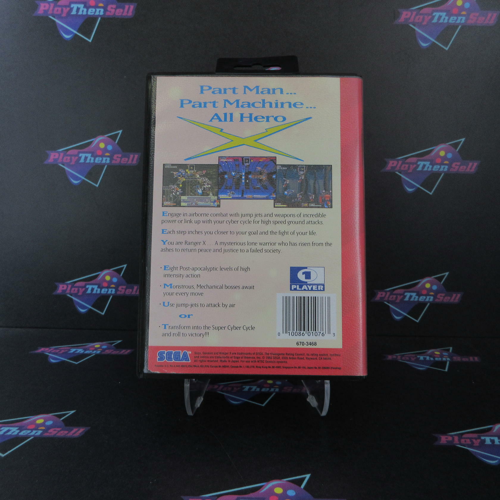 Ranger X NFRS Sega Genesis Boxed AD/NM Authentic / Tested - Very Good