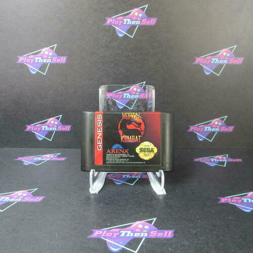 Mortal Kombat Sega Genesis Boxed CS/NM Authentic / Tested - Very Good