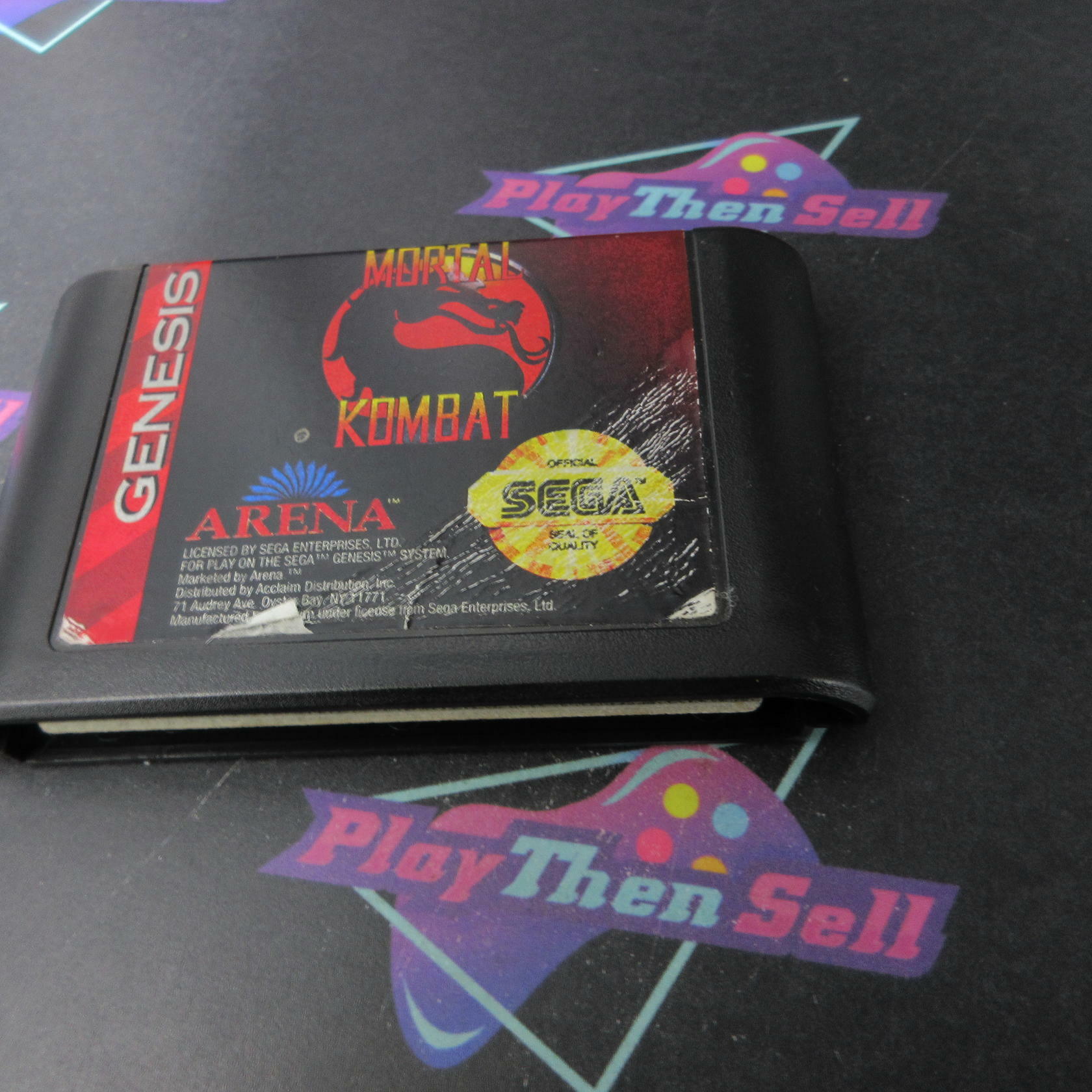 Mortal Kombat Sega Genesis Boxed AD/MD Complete CIB Authentic / Tested - Very Good