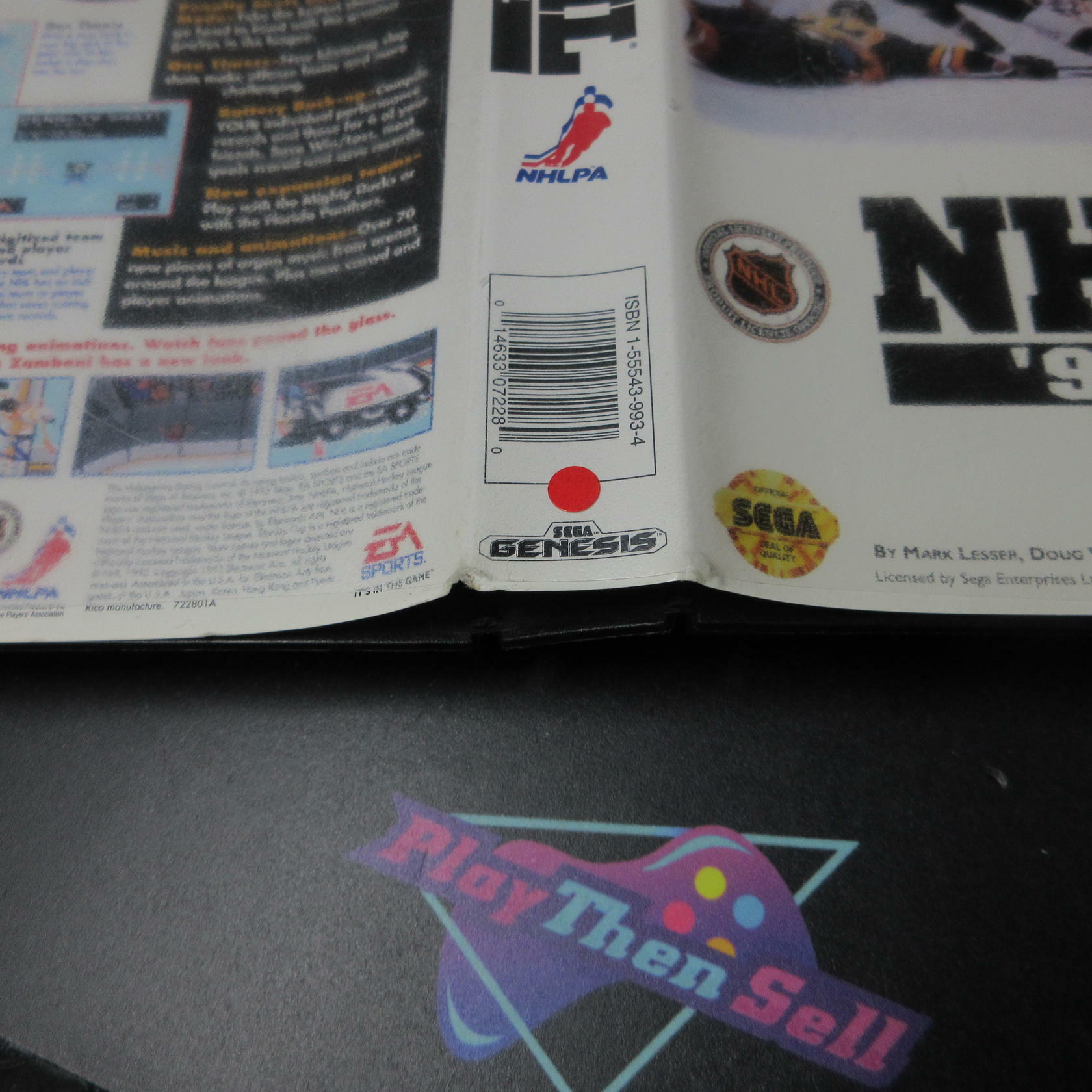 NHL Hockey '94 Sega Genesis Boxed AD/MD/CS Complete CIB Authentic / Tested - Very Good