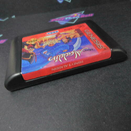 Disney's Aladdin Sega Genesis Boxed CS/MD Complete CIB Authentic / Tested - Very Good