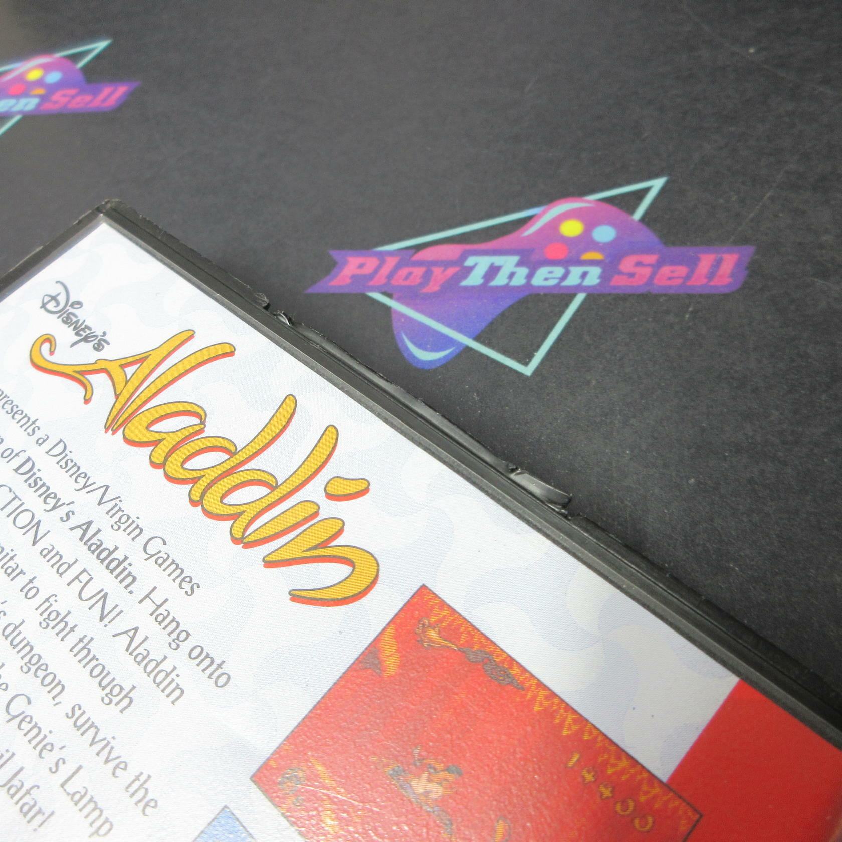 Disney's Aladdin Sega Genesis Boxed CS/MD Complete CIB Authentic / Tested - Very Good