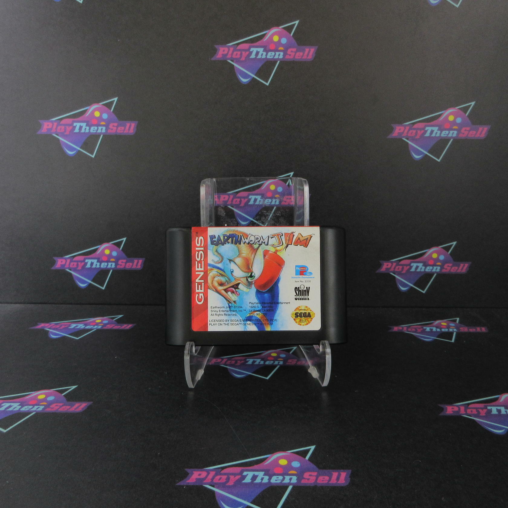 Earthworm Jim Sega Genesis Boxed CS Complete CIB - Very Good