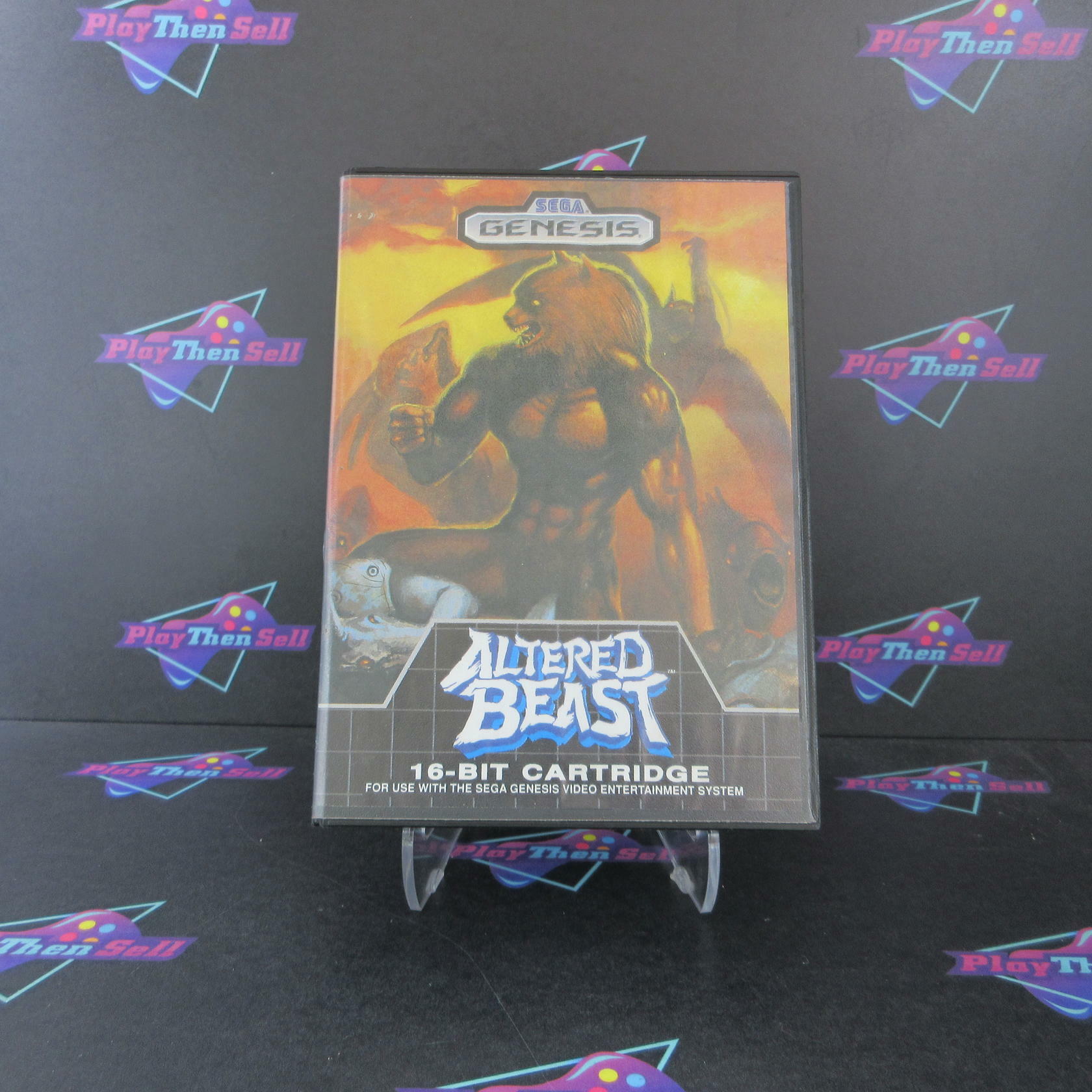 Altered Beast Sega Genesis Boxed AD/MD Complete CIB Authentic / Tested - Very Good