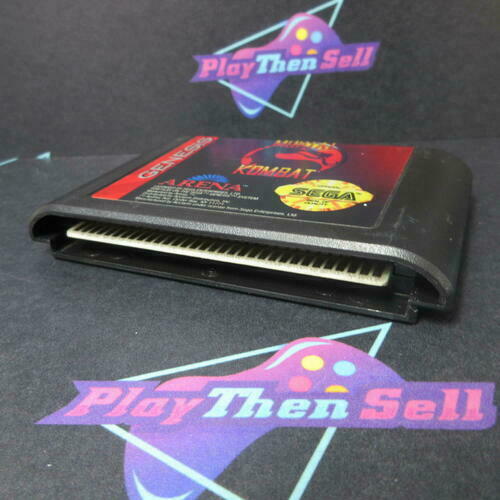 Mortal Kombat Sega Genesis Boxed CS/NM Authentic / Tested - Very Good