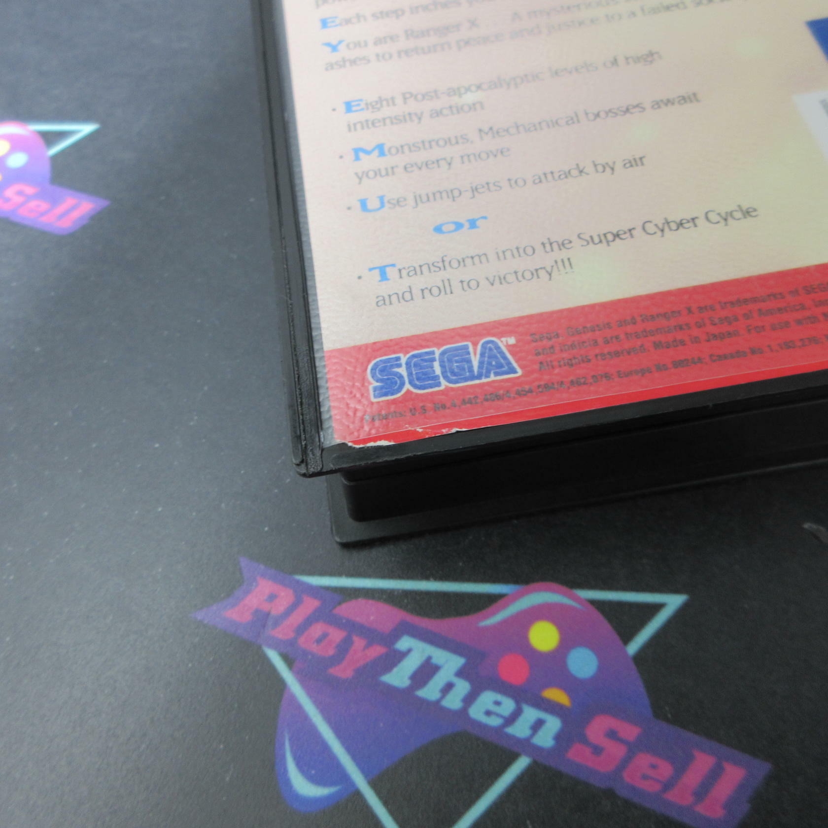 Ranger X NFRS Sega Genesis Boxed AD/NM Authentic / Tested - Very Good