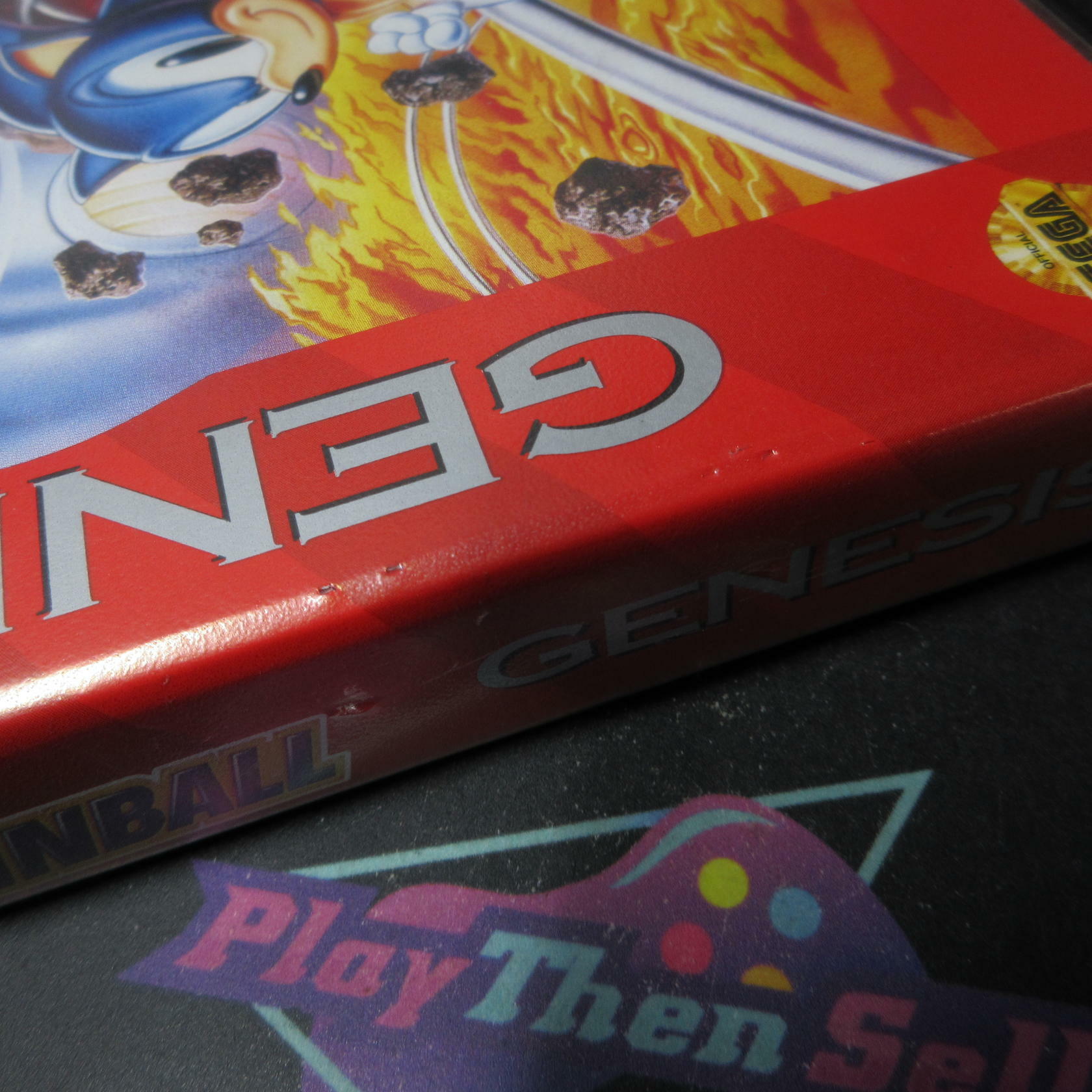 Sonic the Hedgehog Spinball Sega Genesis Boxed AD/CS  Authentic / Tested - Very Good