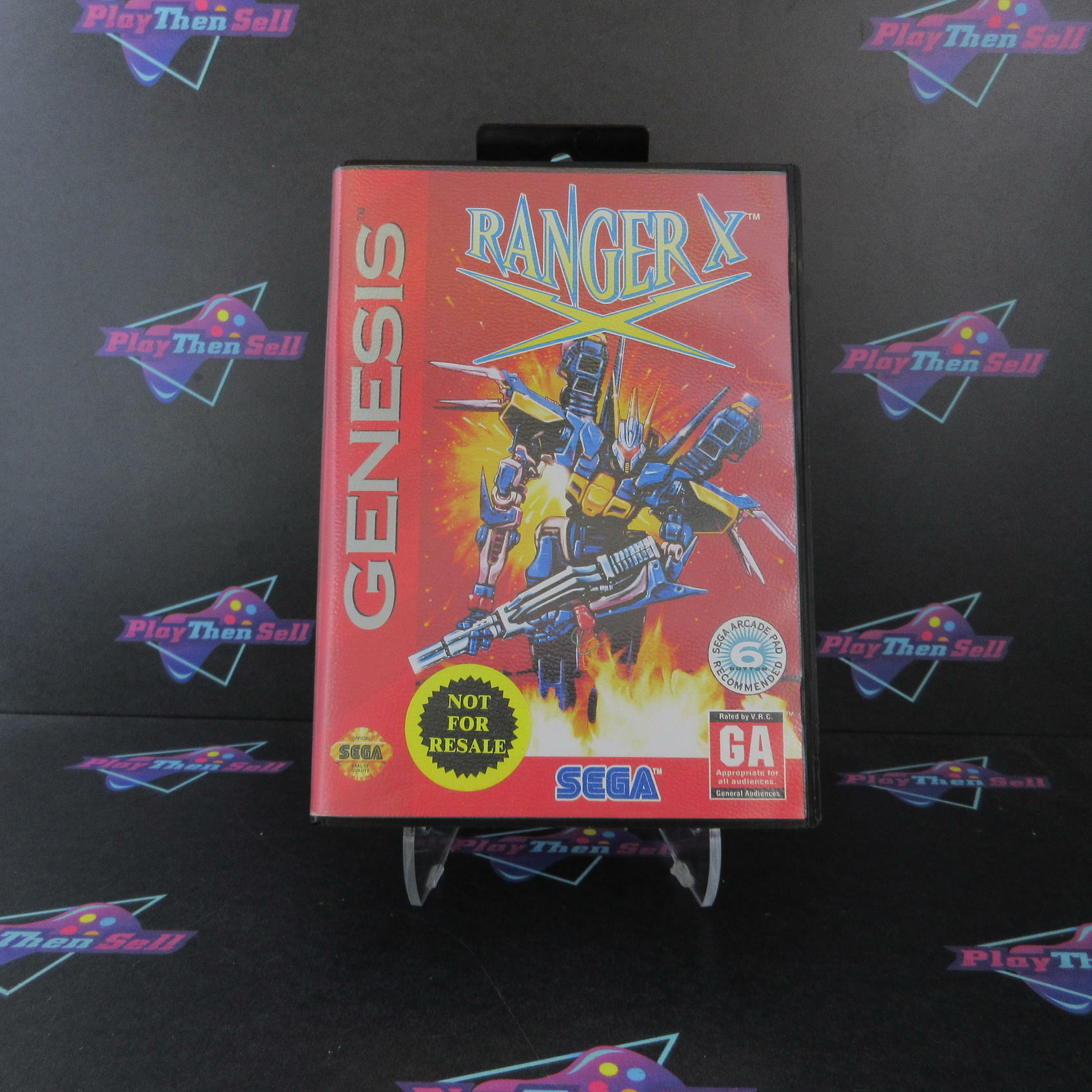 Ranger X NFRS Sega Genesis Boxed AD/NM Authentic / Tested - Very Good