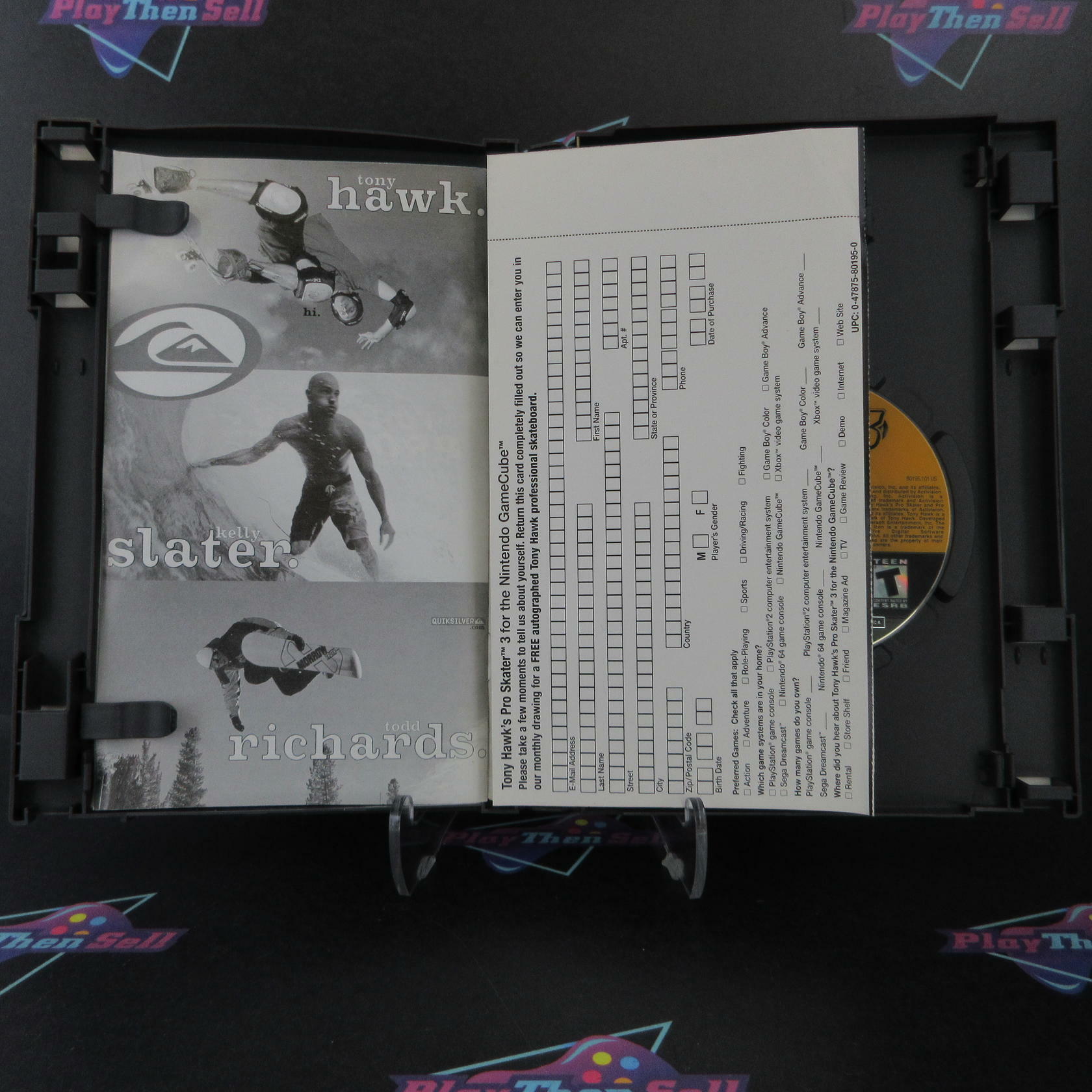 Tony Hawks' Pro Skater 3 Nintendo Gamecube + Reg Card Complete - Refurbished