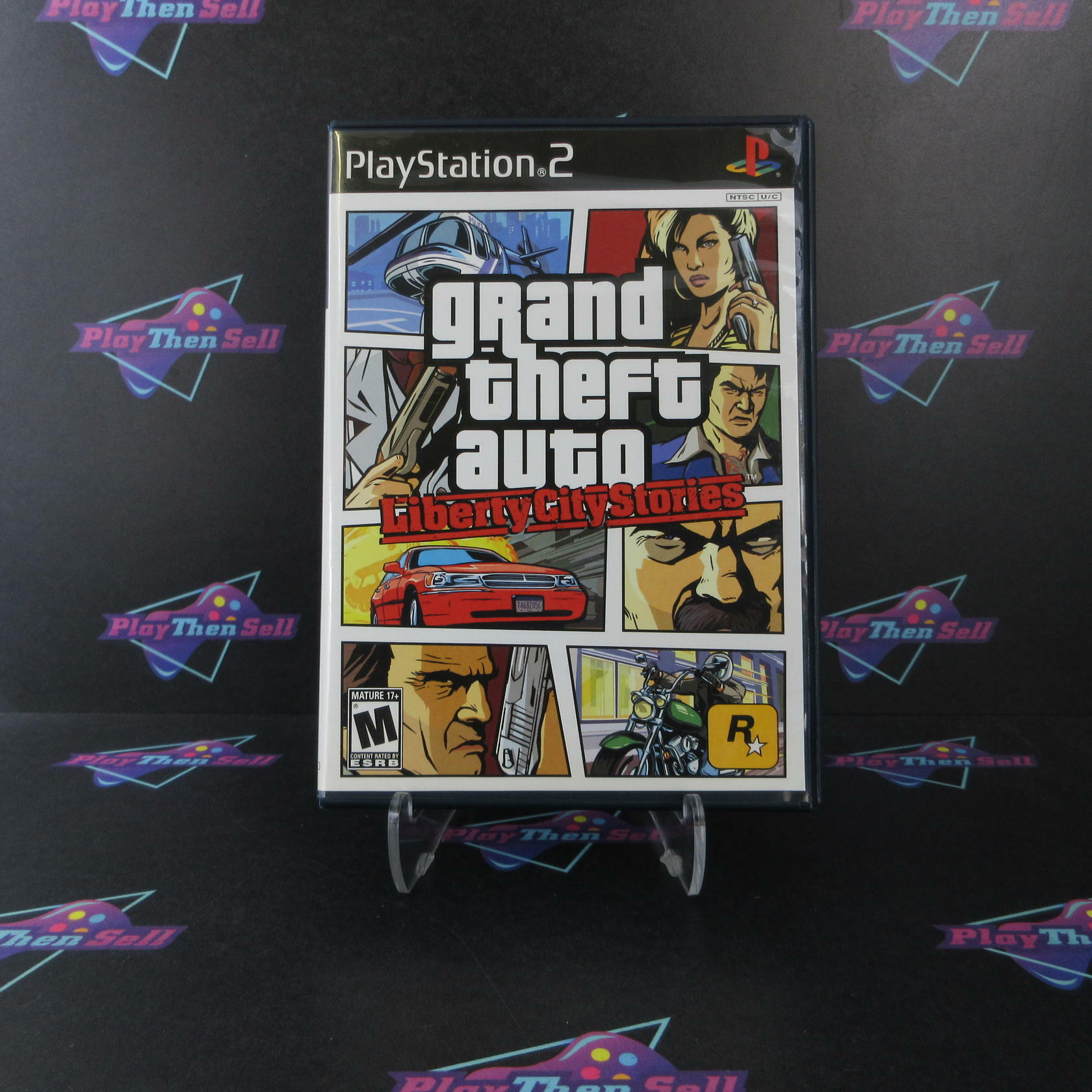 Grand Theft Auto Liberty City Stories PS2 PlayStation 2 + Map CIB - Excellent