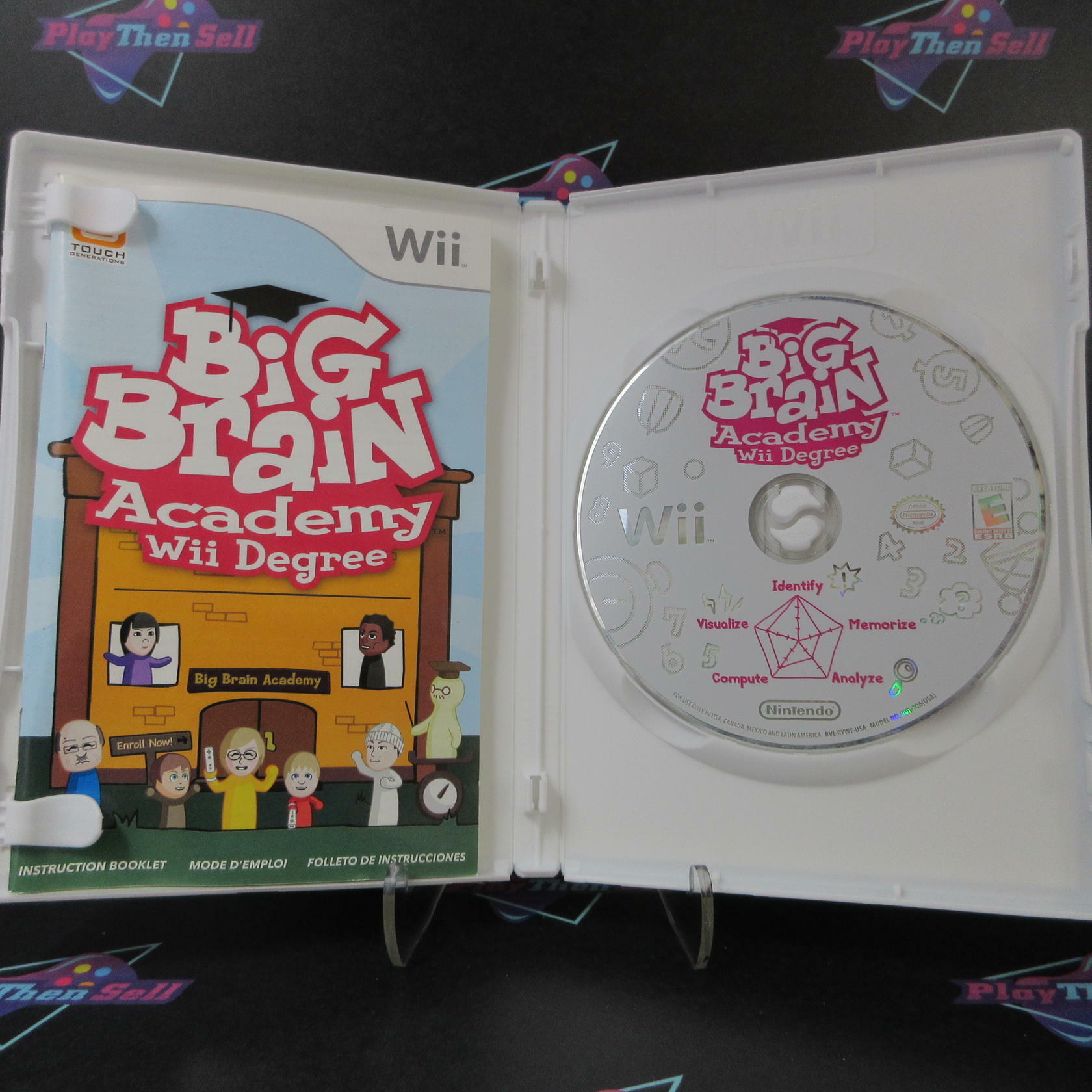 Big Brain Academy Wii Degree Nintendo Wii Complete - Excellent