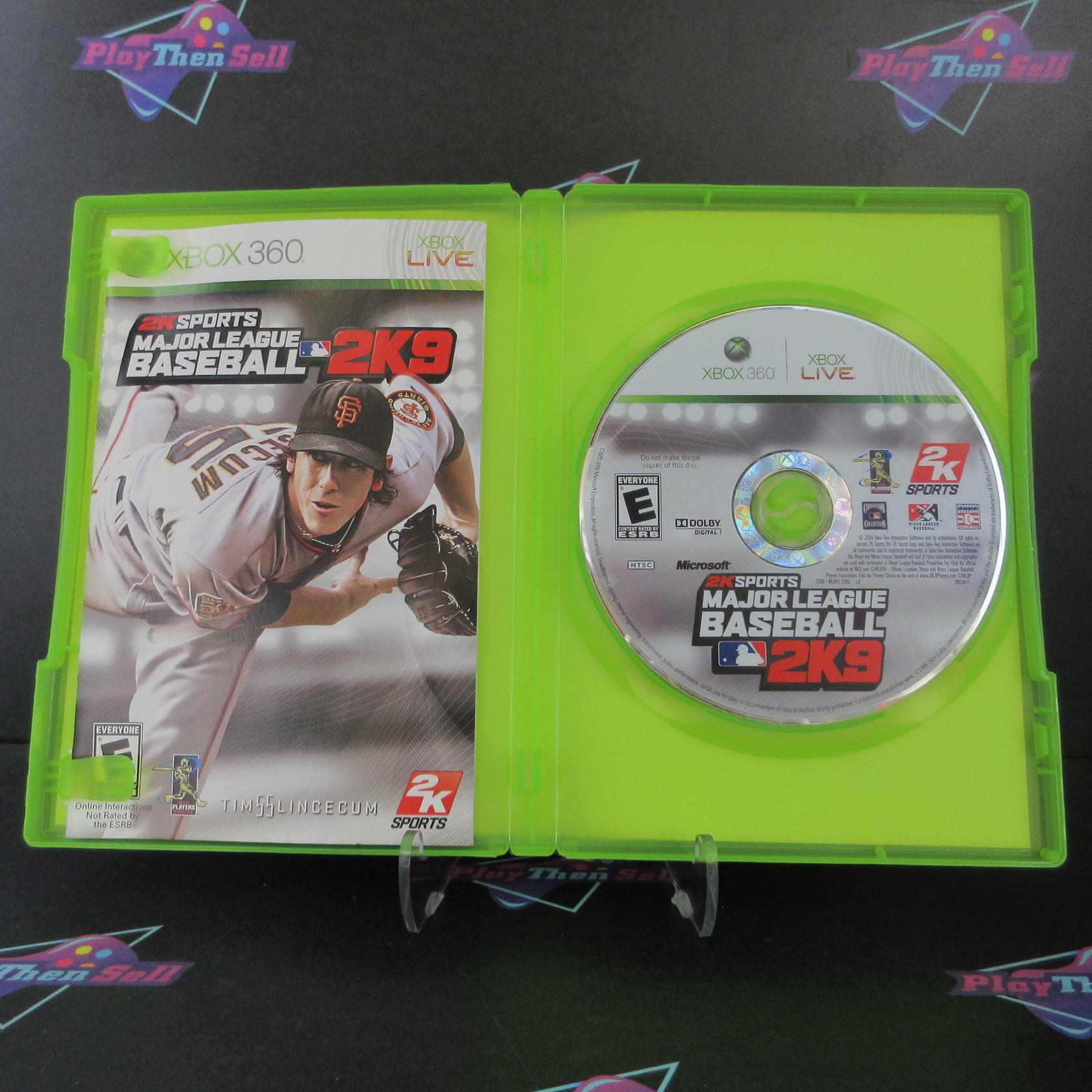 MLB 2K9 Baseball Xbox 360 Complete - Excellent