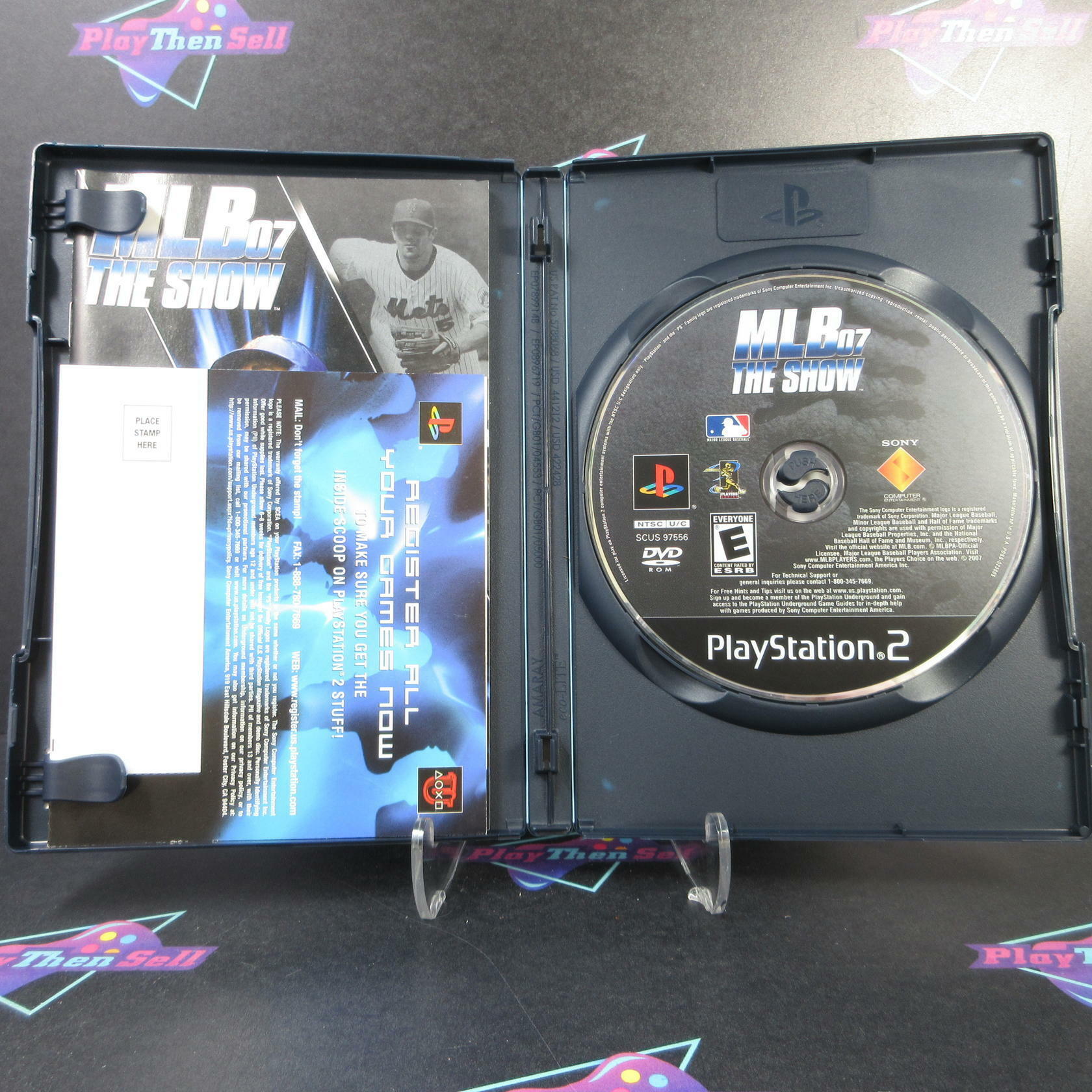 MLB 07 The Show PS2 PlayStation 2 + Reg Card Complete - Excellent