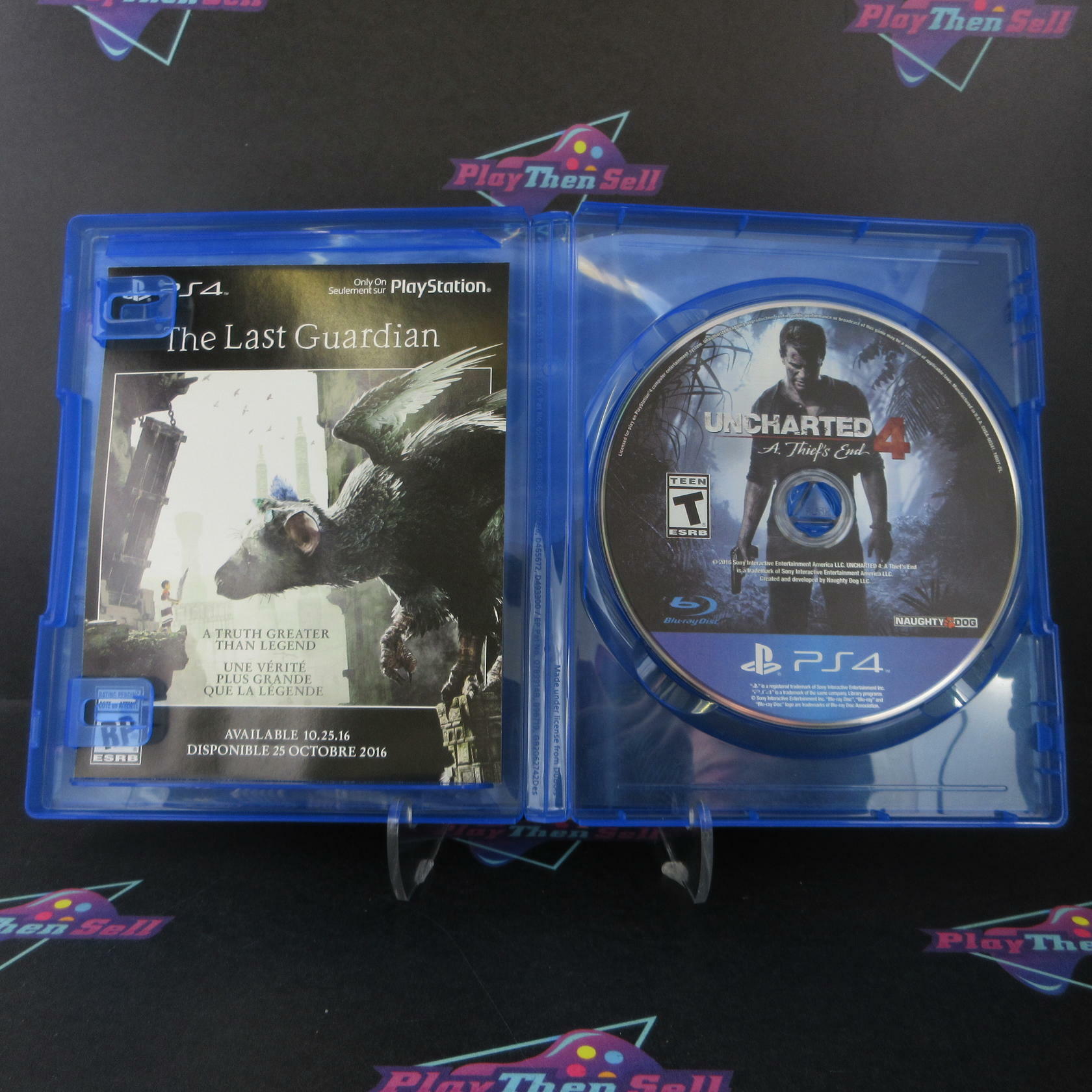 Uncharted 4 A Thief's End PS4 PlayStation 4 Complete - Excellent