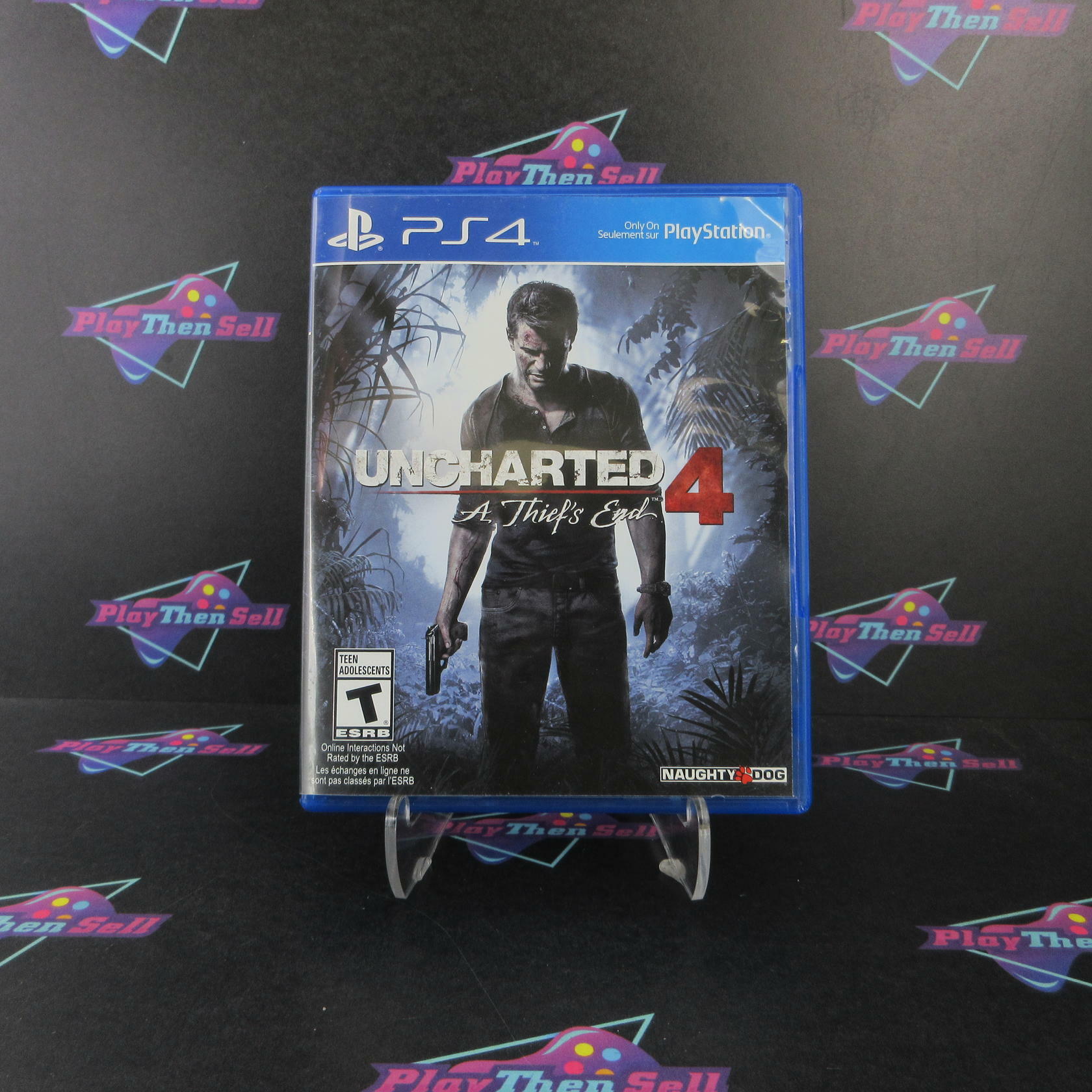 Uncharted 4 A Thief's End PS4 PlayStation 4 Complete - Excellent